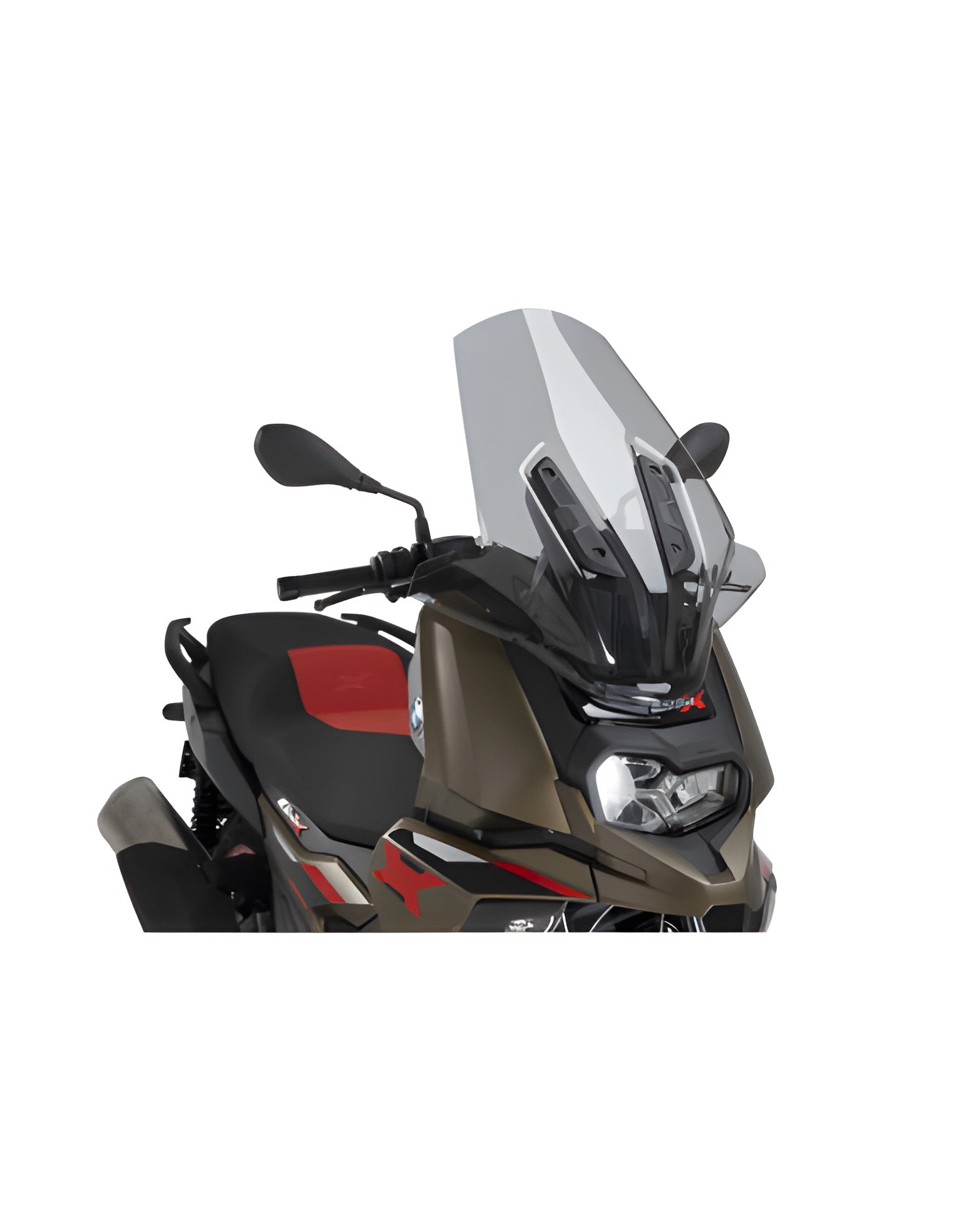 CUPOLINO V-TECH LINE TOURING PUIG COMPATIBILE PER BMW C 400 X 2022 > 2024 FUME CHIARO 22410H