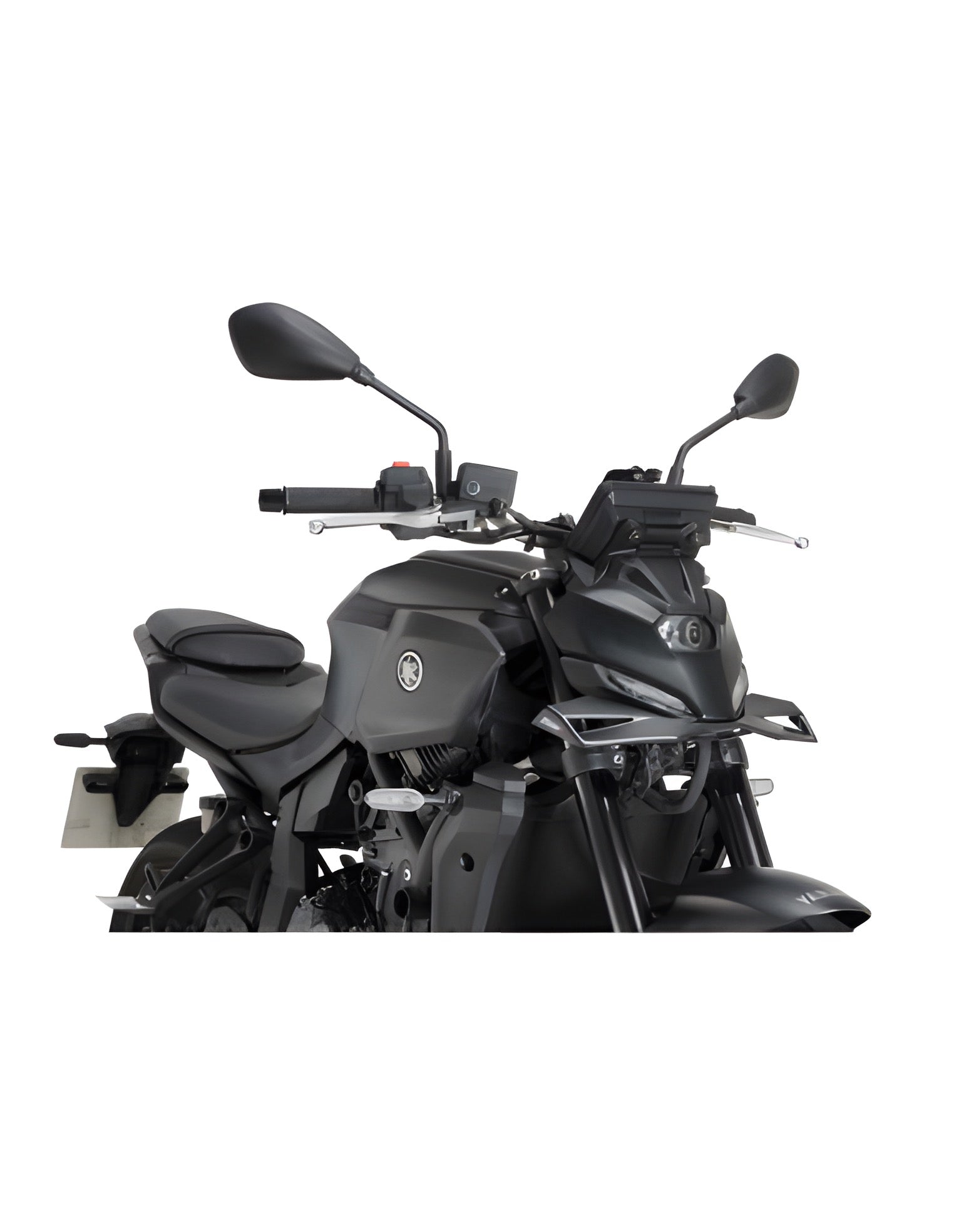 SPOILER ANTERIORE DOWNFORCE NAKED PUIG COMPATIBILE PER YAMAHA MT-07 700 Y-AMT 2025 CARBON LOOK COPPIA 22417C