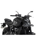 SPOILER ANTERIORE DOWNFORCE NAKED PUIG COMPATIBILE PER YAMAHA MT-07 700 Y-AMT 2025 NERO OPACO COPPIA 22417J