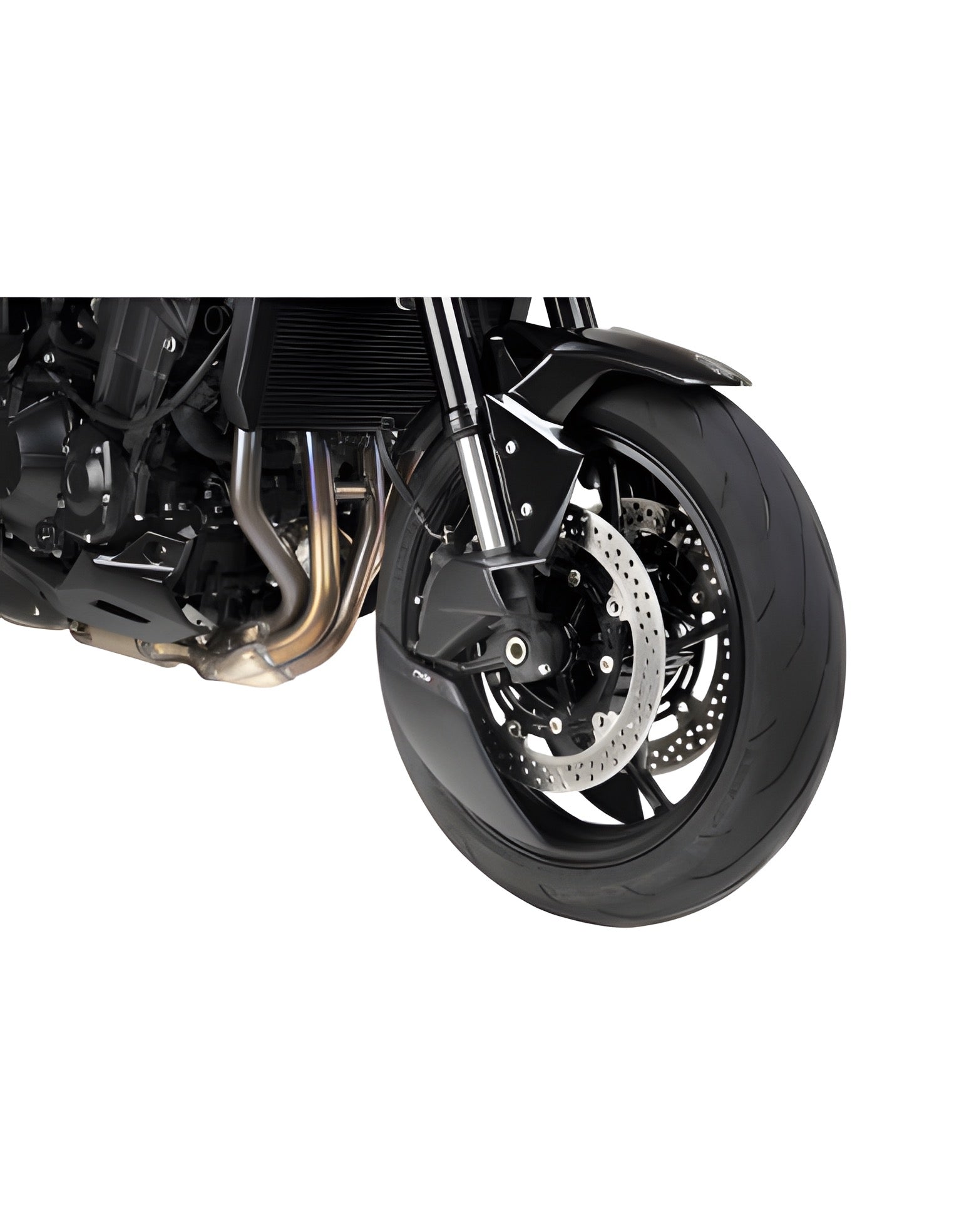 CONDOTTI DI RAFFREDDAMENTO FRENI 2.0 PUIG COMPATIBILE PER KAWASAKI Z 900 2025 NERO OPACO COPPIA 22442J