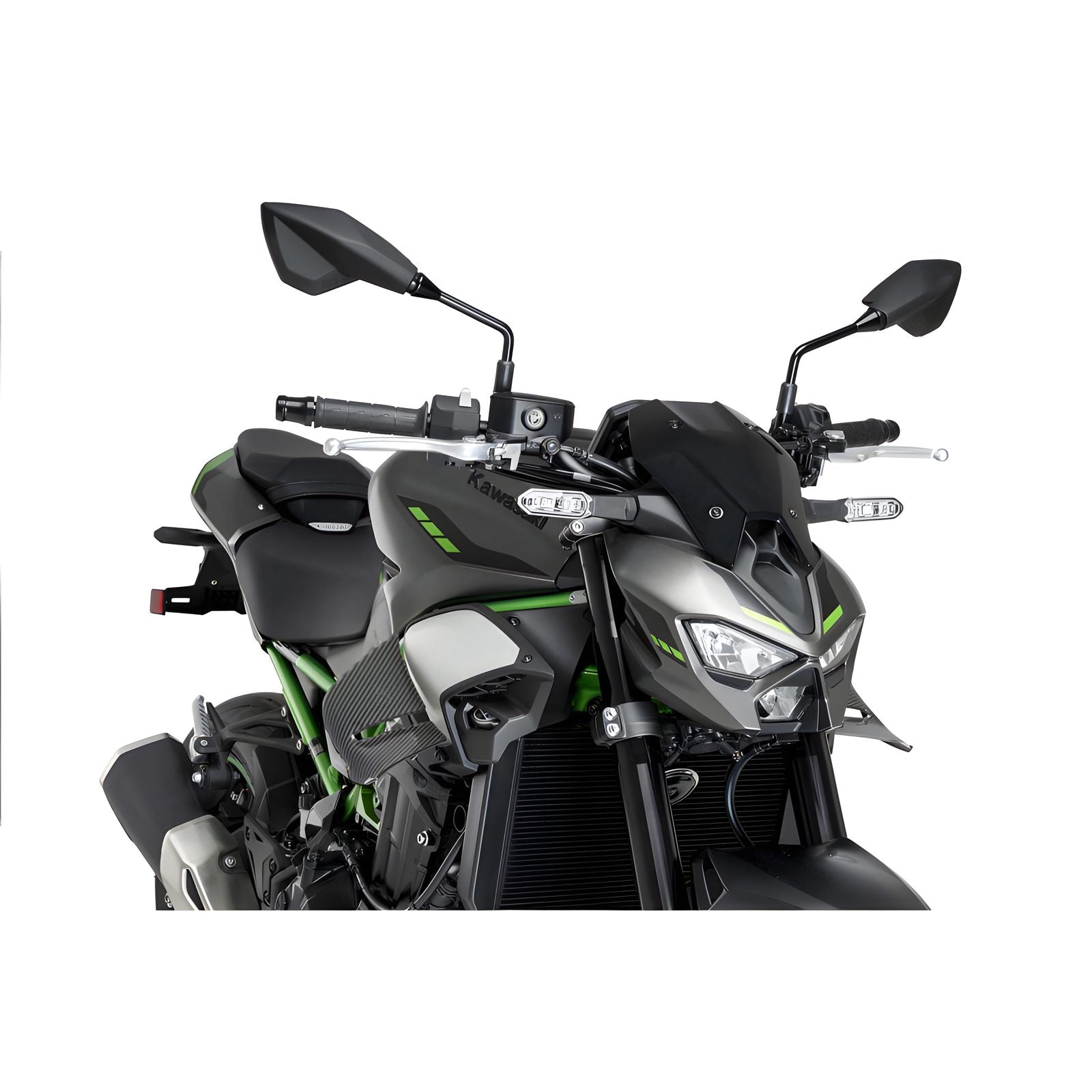 SPOILER D12 PUIG COMPATIBILE PER KAWASAKI Z 900 SE 2025 CARBON LOOK 22445C