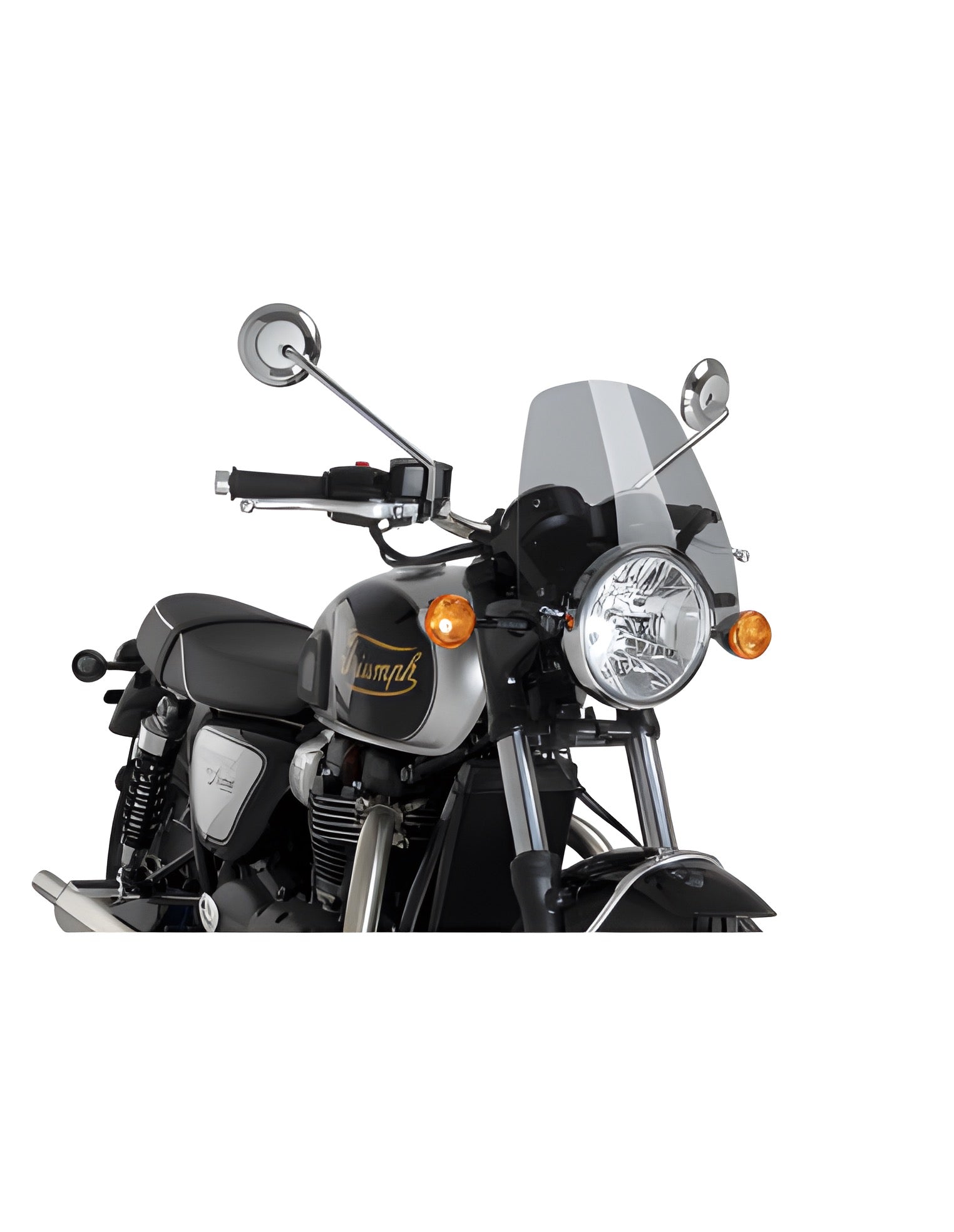 CUPOLINO NAKED N.G. SPORT PUIG COMPATIBILE PER TRIUMPH BONNEVILLE 865 T100 2001 > 2016 FUME CHIARO 22453H