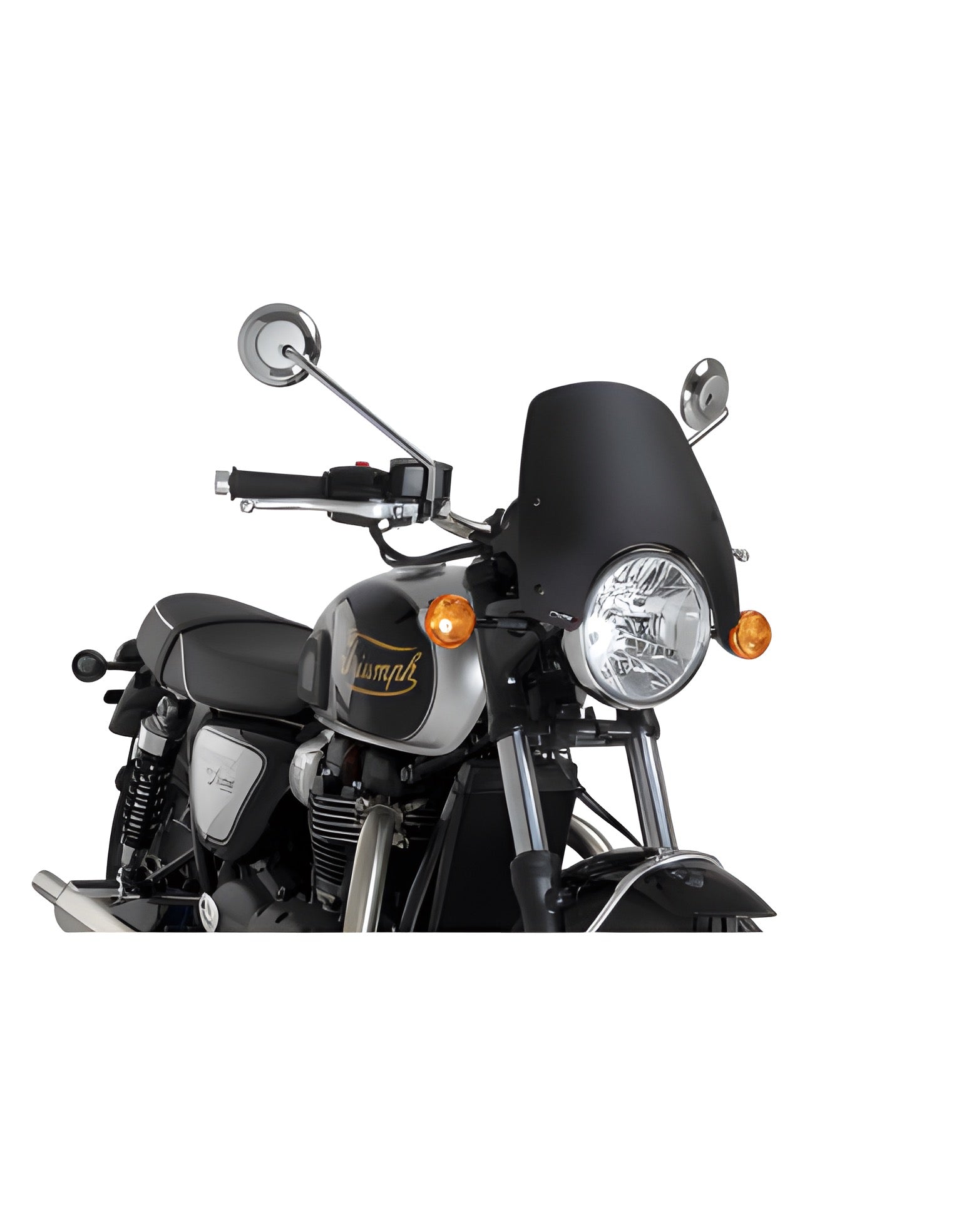 CUPOLINO NAKED N.G. SPORT PUIG COMPATIBILE PER TRIUMPH BONNEVILLE 865 T100 2001 > 2016 NERO OPACO 22453J
