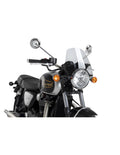 CUPOLINO NAKED N.G. SPORT PUIG COMPATIBILE PER TRIUMPH BONNEVILLE 1200 T120 BLACK 2021 > 2025 TRASPARENTE 22453W