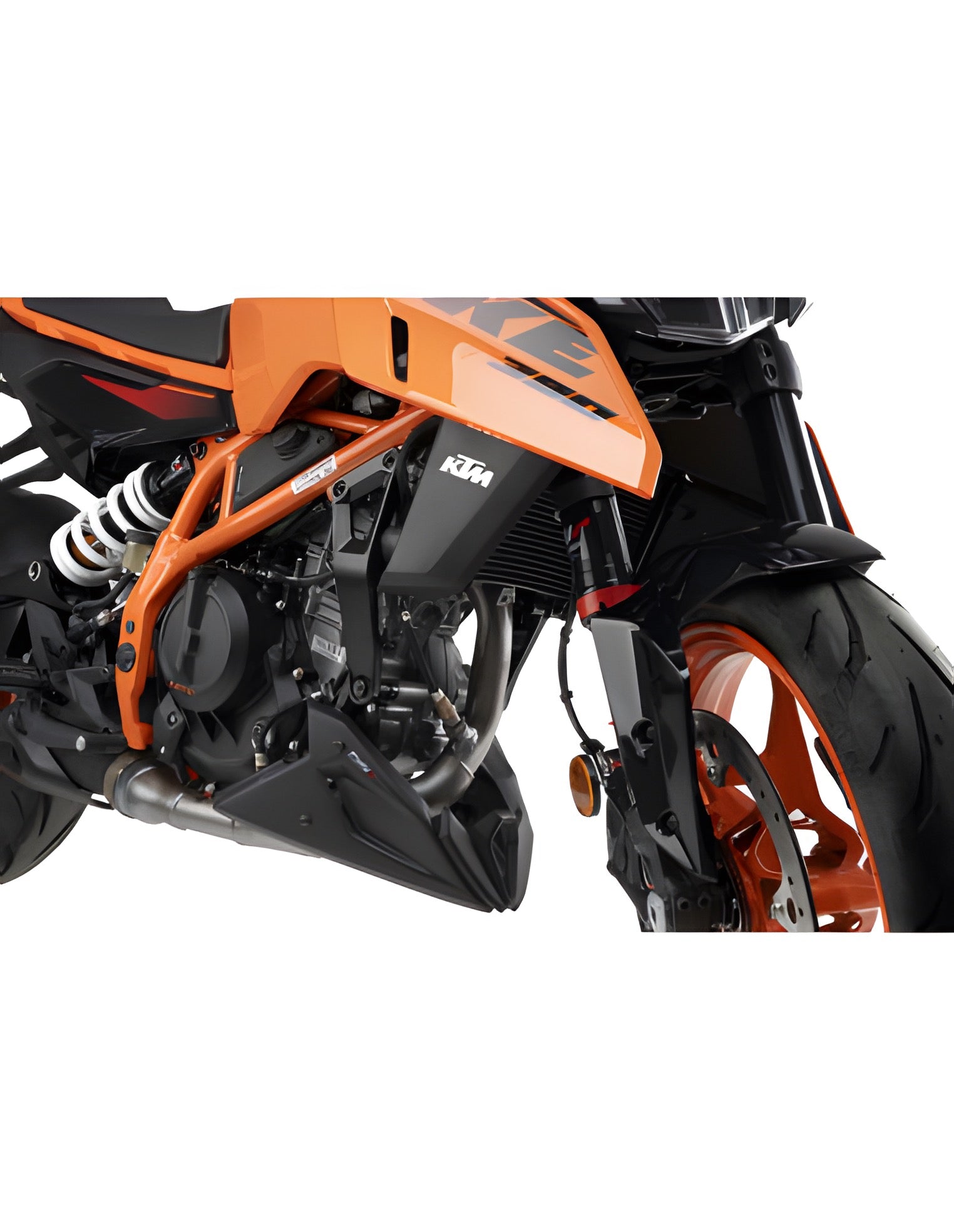PUNTALE PUIG COMPATIBILE PER KTM DUKE 390 2024 > 2025 NERO OPACO 22469J