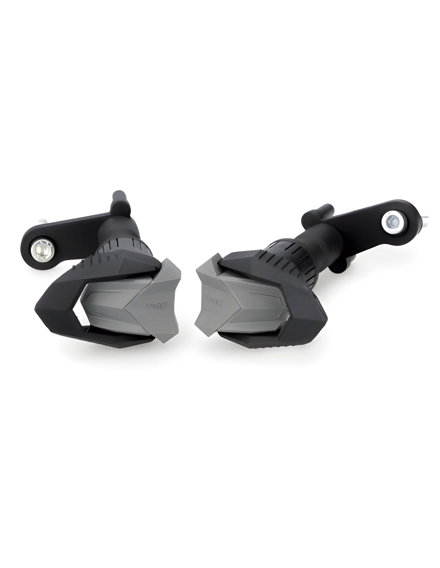 TAMPONI PARATELAIO MOD. R19 PUIG COMPATIBILE PER APRILIA RS 660 2025 NERO COPPIA 22621N