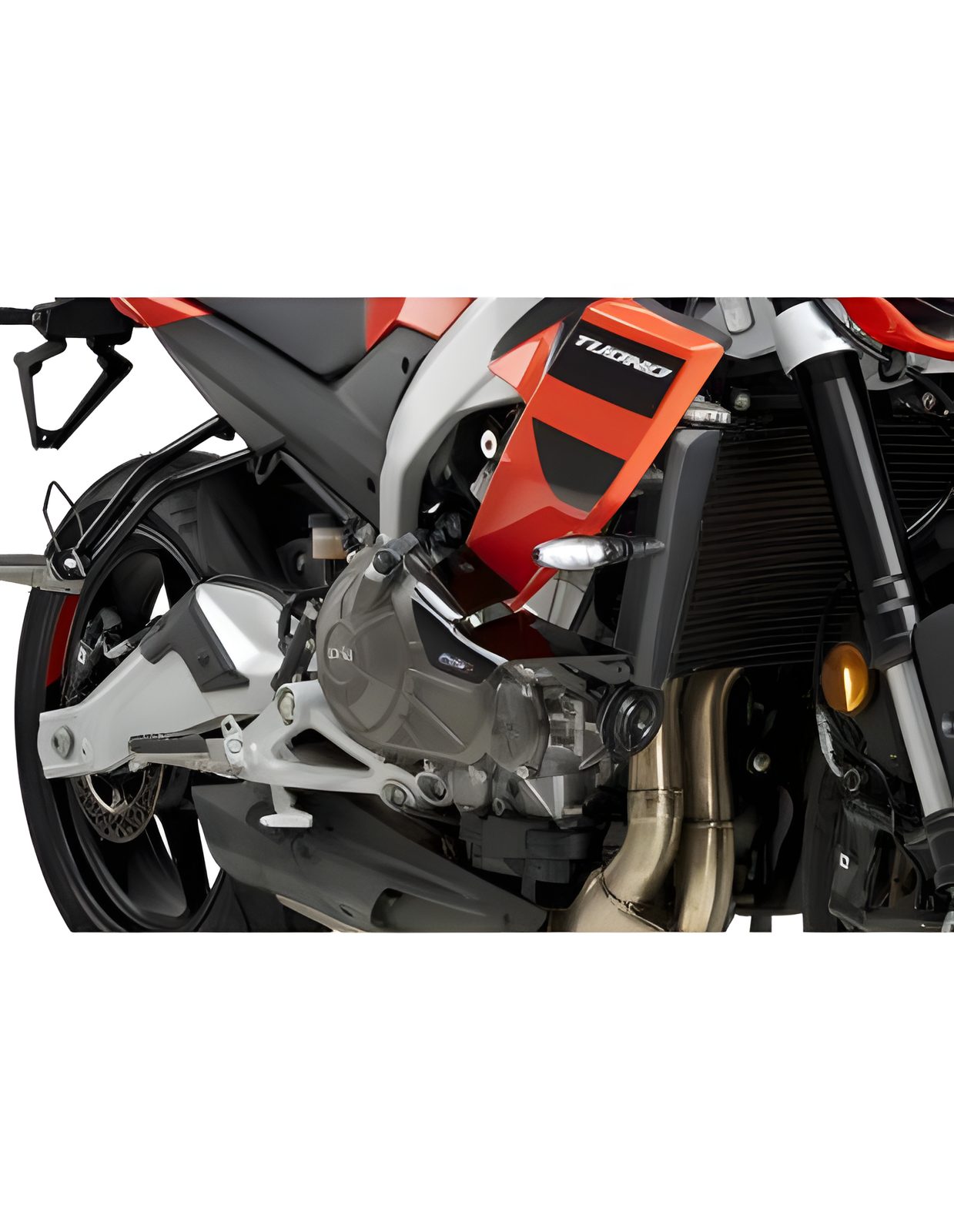 SPOILER D12 PUIG COMPATIBILE PER APRILIA TUONO 457 2025 > 2026 NERO COPPIA 22692N
