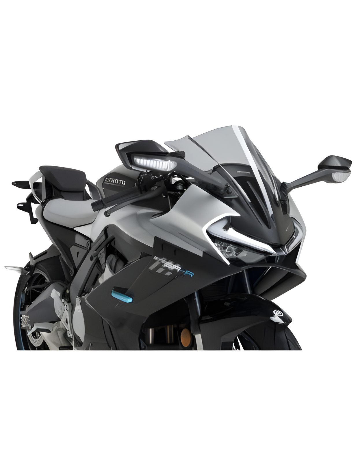 CUPOLINO Z-RACING PUIG COMPATIBILE PER CF MOTO 675 SR-R 2025 FUME CHIARO 22731H