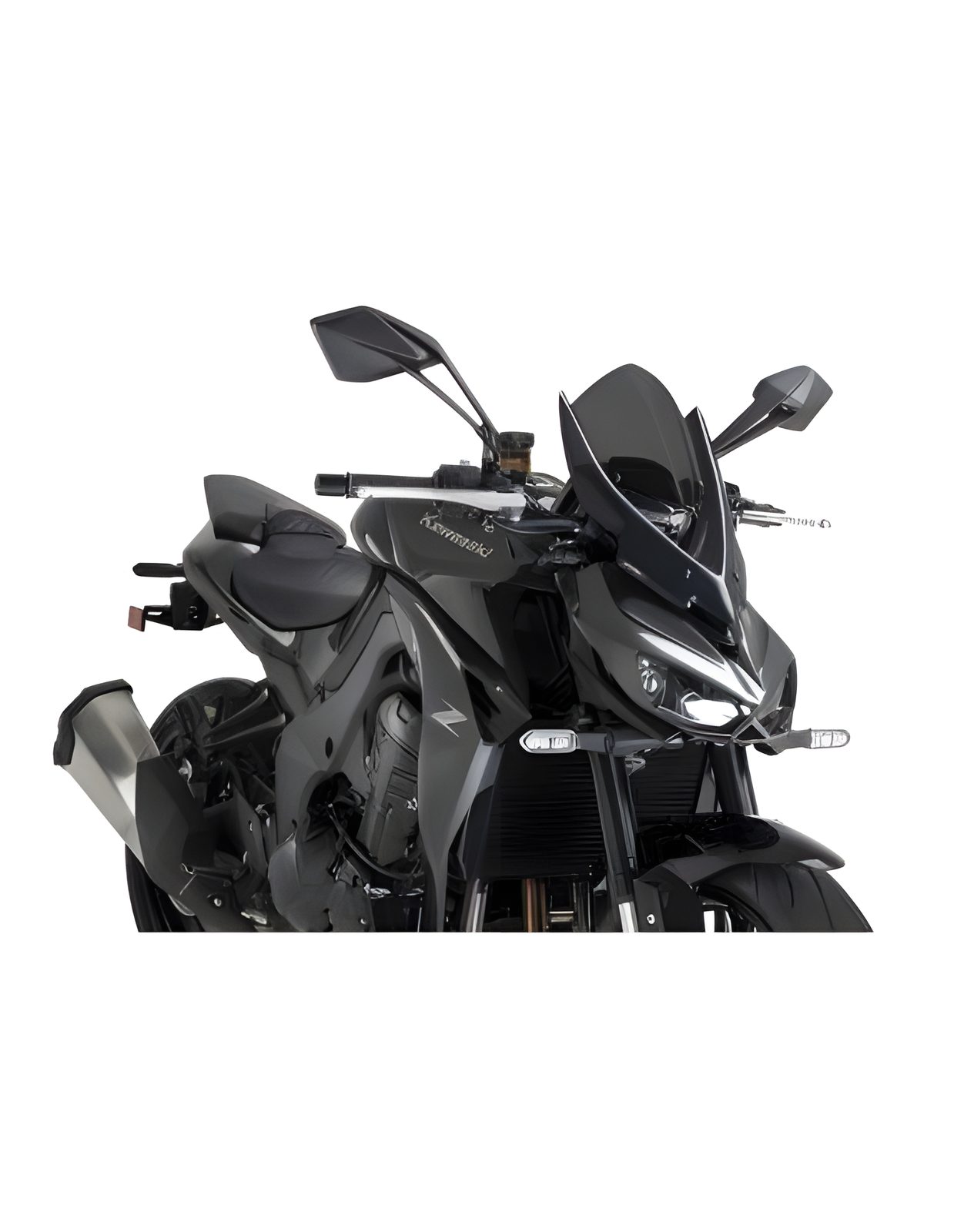 CUPOLINO NAKED N.G. TOURING PUIG COMPATIBILE PER KAWASAKI Z 1100 2026 FUME SCURO 22777F
