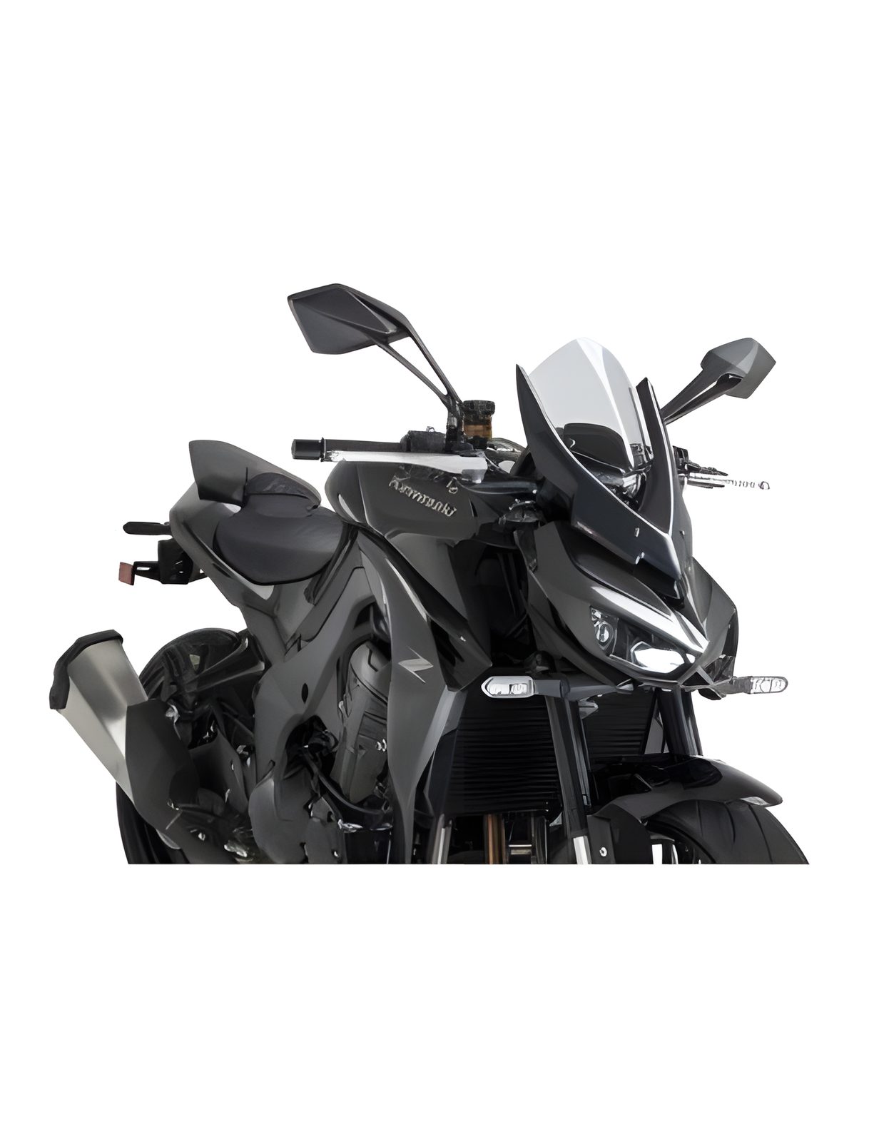 CUPOLINO NAKED N.G. TOURING PUIG COMPATIBILE PER KAWASAKI Z 1100 2026 FUME CHIARO 22777H