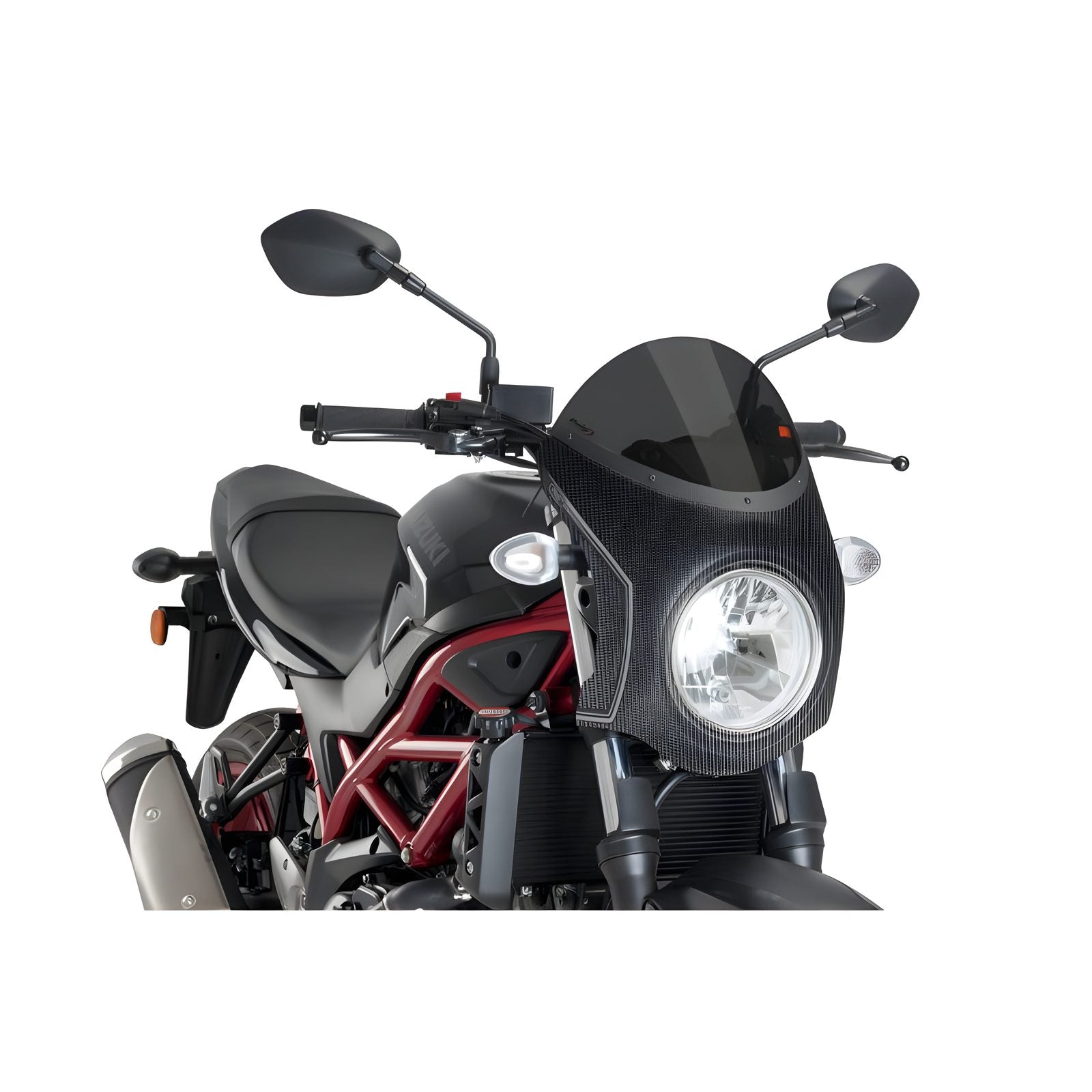CUPOLINO SEMICARENATO PUIG COMPATIBILE PER SUZUKI SV 650 2016 > 2024 FUME SCURO 3170F