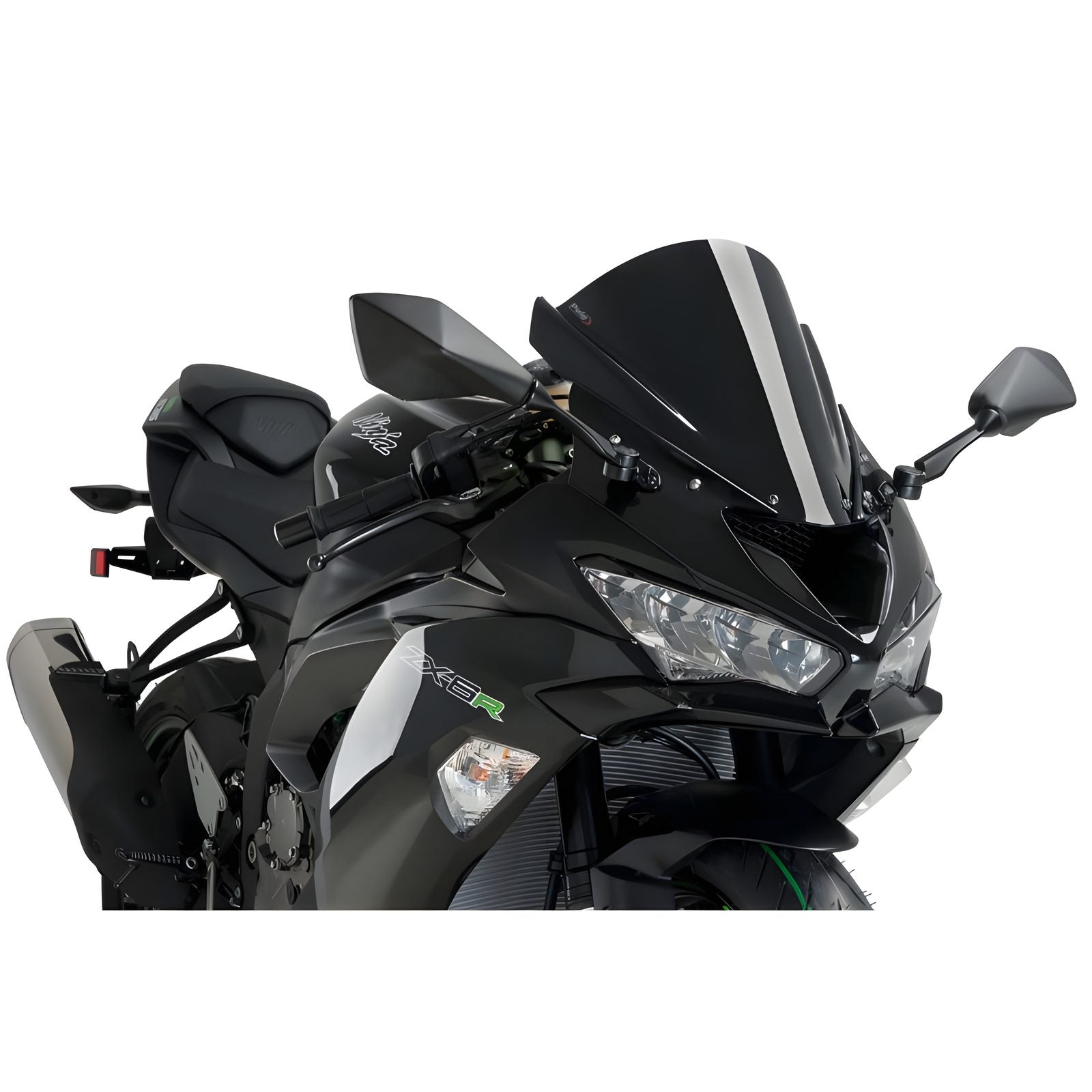 CUPOLINO Z-RACING PUIG COMPATIBILE PER KAWASAKI ZX-10R 1000 2008 > 2010 NERO 3177N