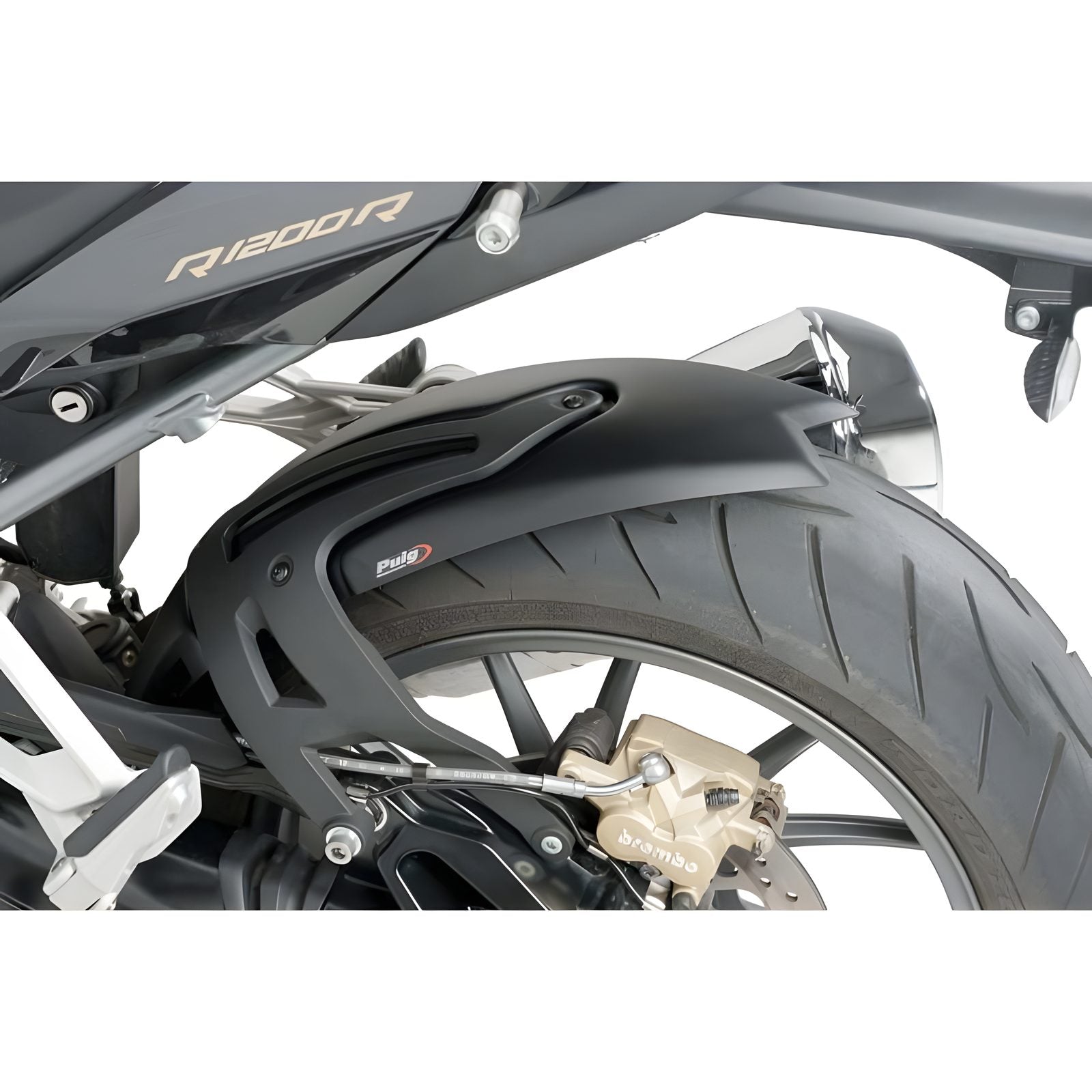 PARAFANGO POSTERIORE PUIG COMPATIBILE PER BMW R 1250 RS 2019 > 2024 NERO OPACO 3503J