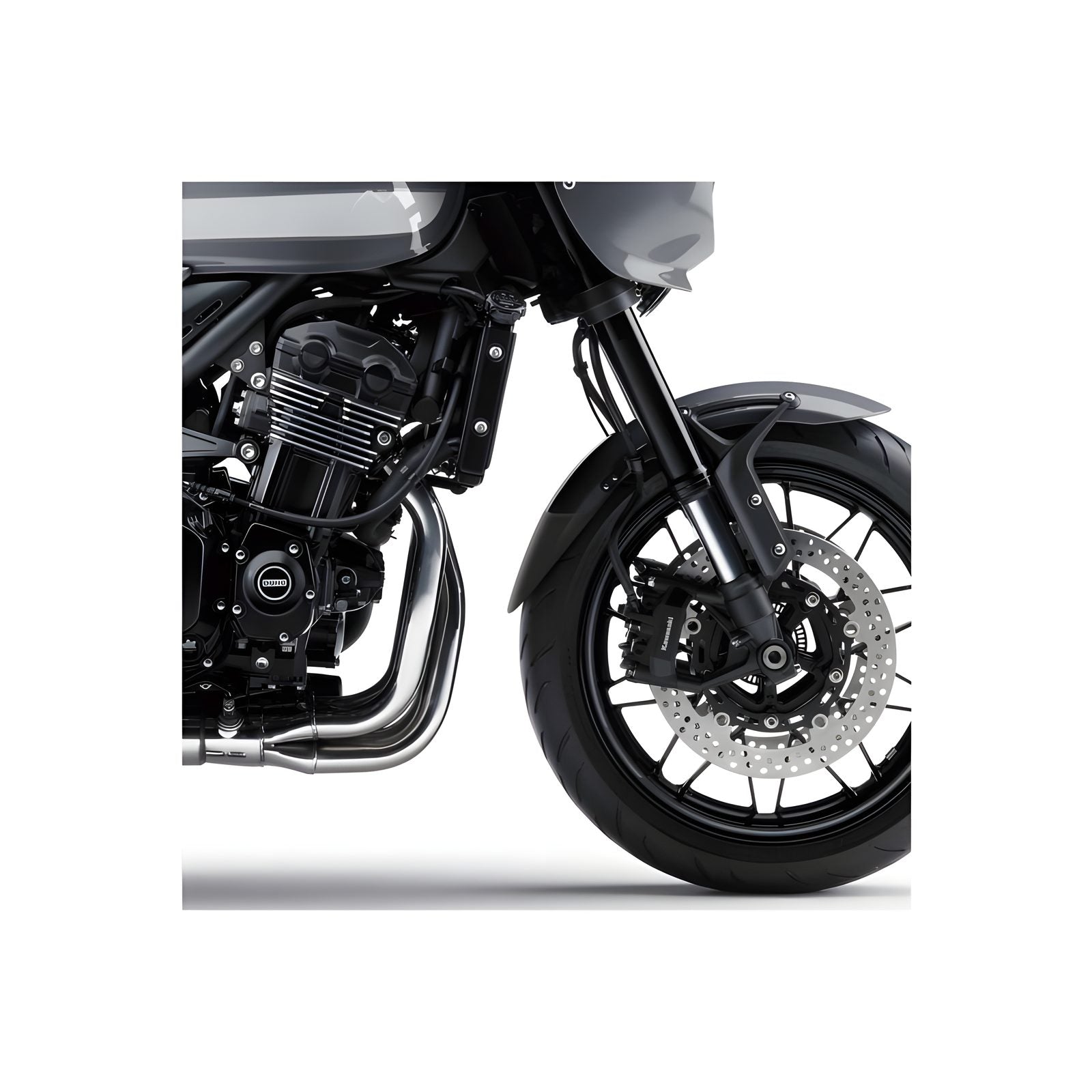 ESTENSIONE PARAFANGO ANTERIORE PUIG COMPATIBILE PER KAWASAKI Z 900 RS 2018 > 2020 NERO OPACO 3518N