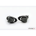 TAMPONI PARATELAIO MOD. R19 PUIG COMPATIBILE PER KAWASAKI NINJA 125 2019 > 2023 NERO COPPIA 3538N