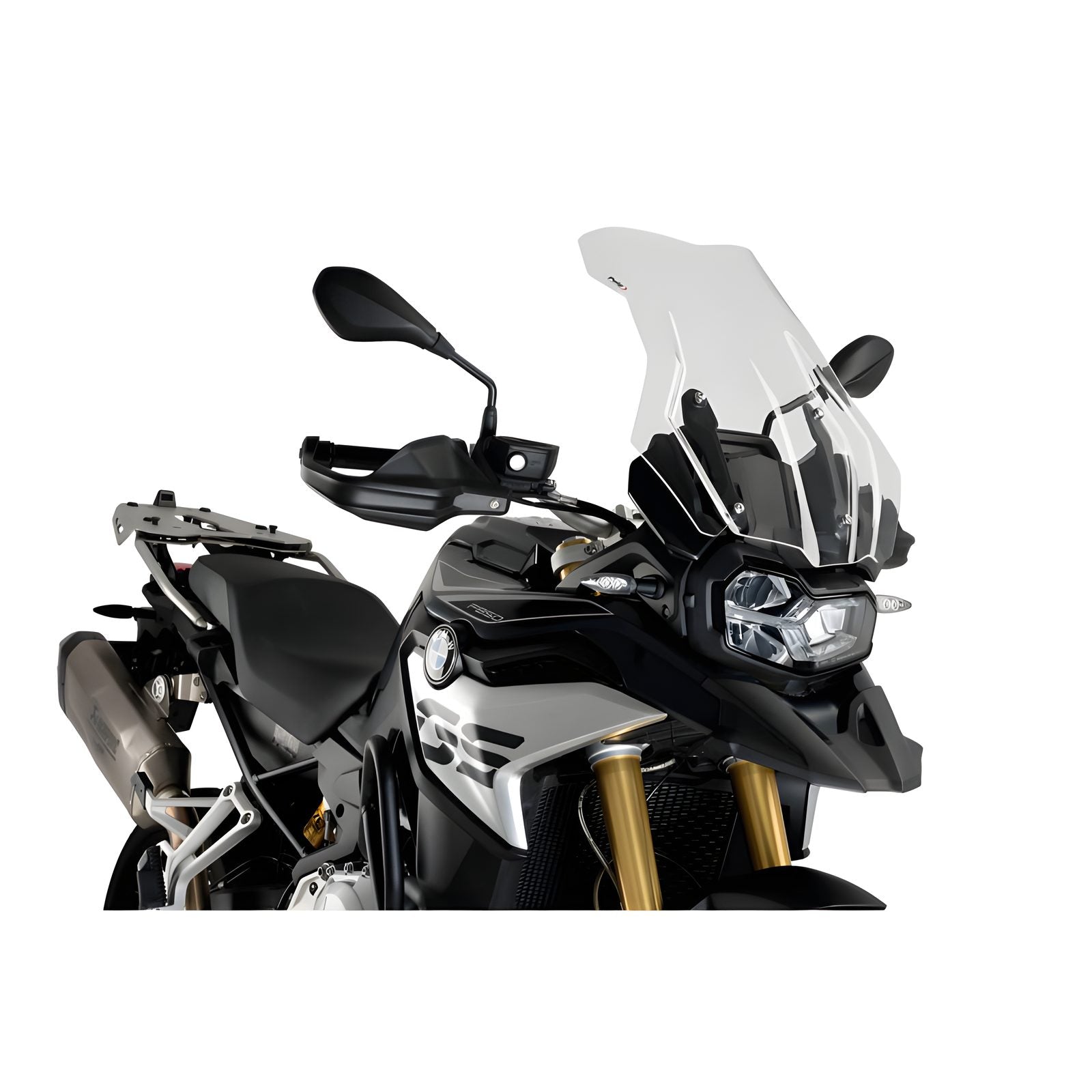CUPOLINO TOURING PLUS PUIG COMPATIBILE PER BMW F 900 GS ADVENTURE 2024 > 2025 TRASPARENTE 3595W