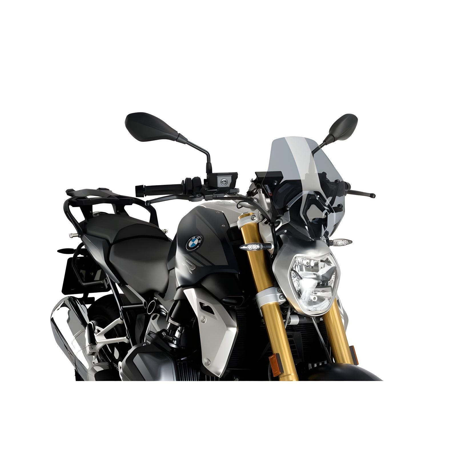 CUPOLINO NAKED NEW GENERATION SPORT PUIG COMPATIBILE PER BMW R 1250 R 2018 > 2020 FUME CHIARO 3624H