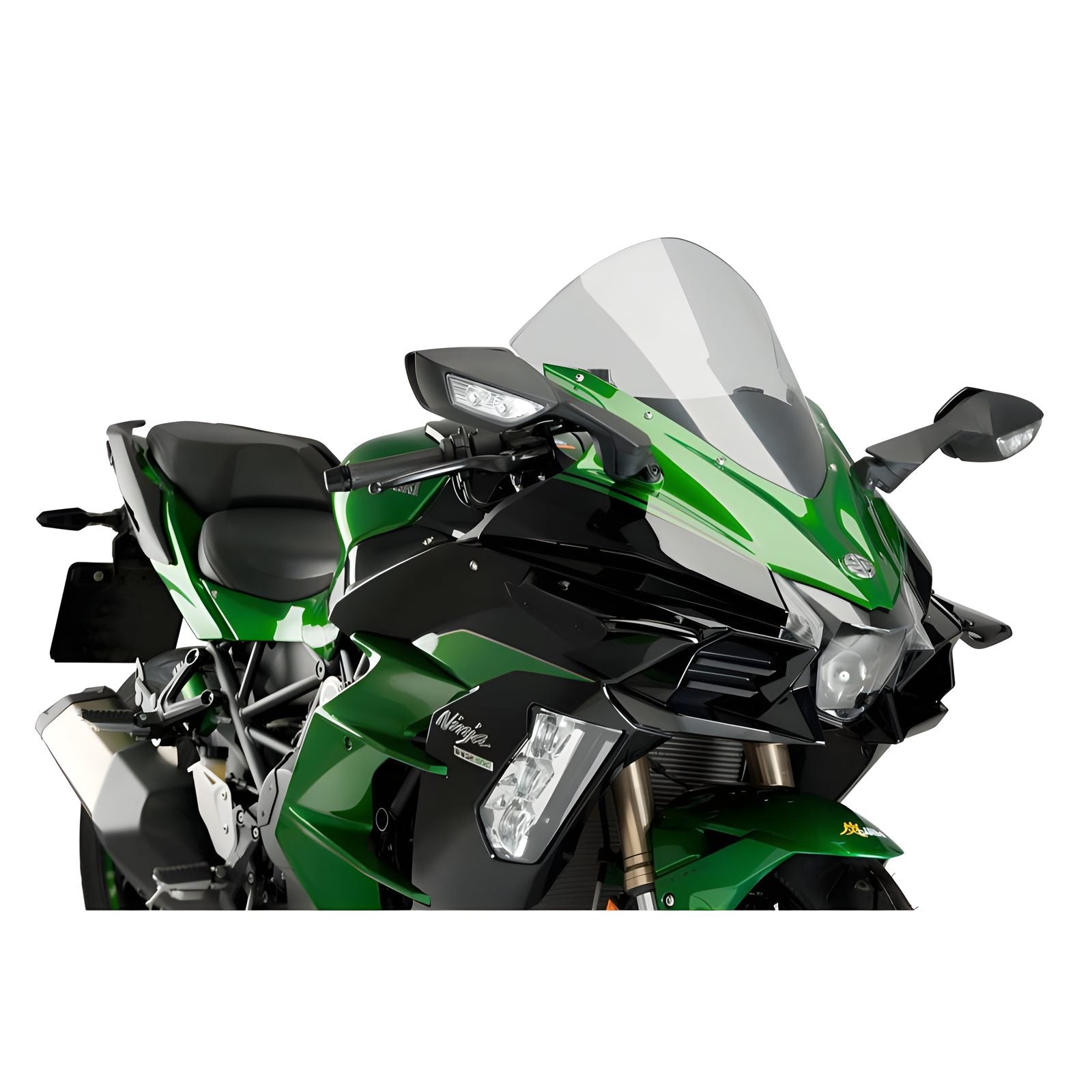 SPOILER DOWNFORCE SPORT PUIG COMPATIBILE PER KAWASAKI NINJA 1000 H2 SX 2018 > 2019 NERO 3658N
