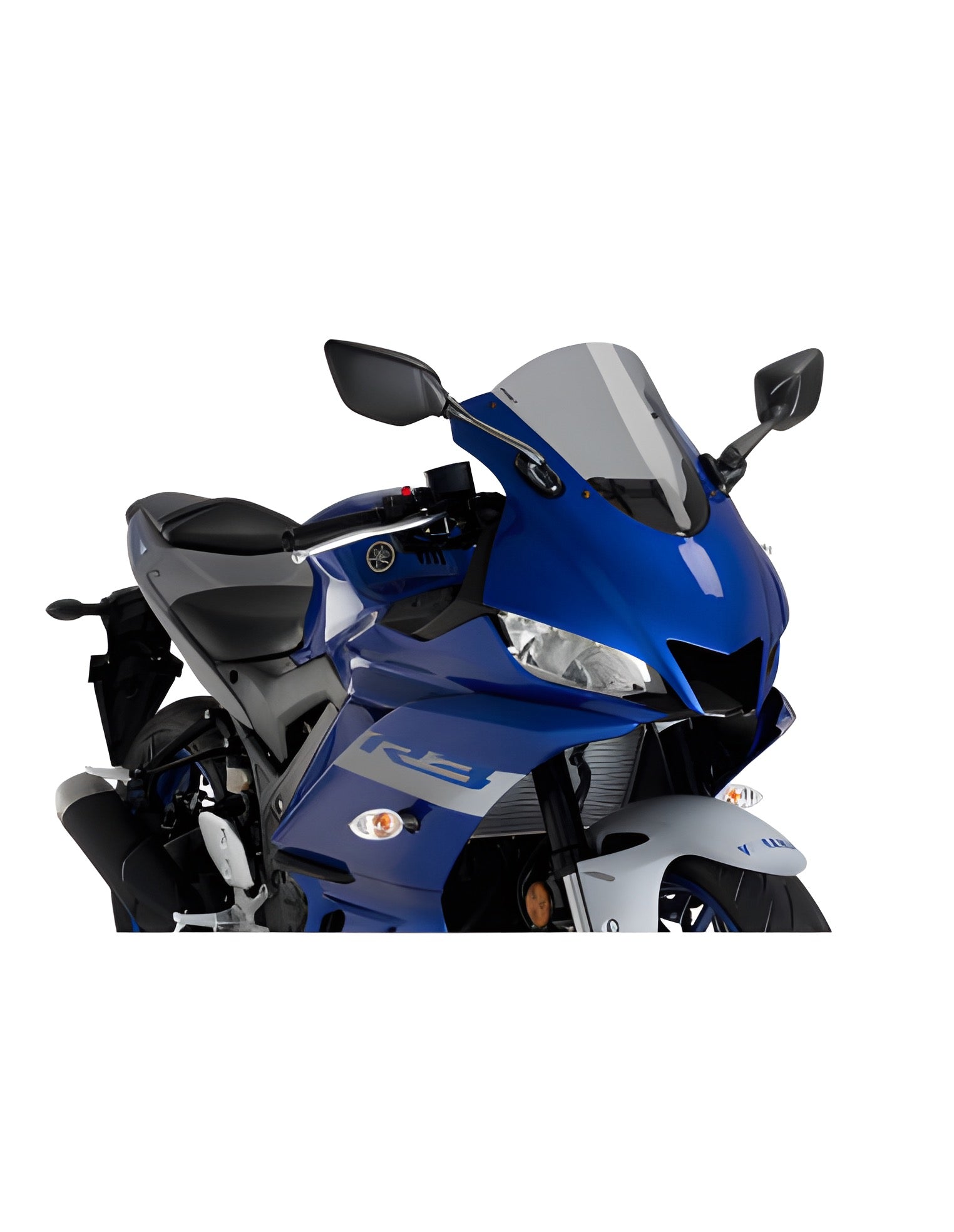 CUPOLINO R-RACER PUIG COMPATIBILE PER YAMAHA YZF-R3 300 2025 FUME CHIARO 3737H