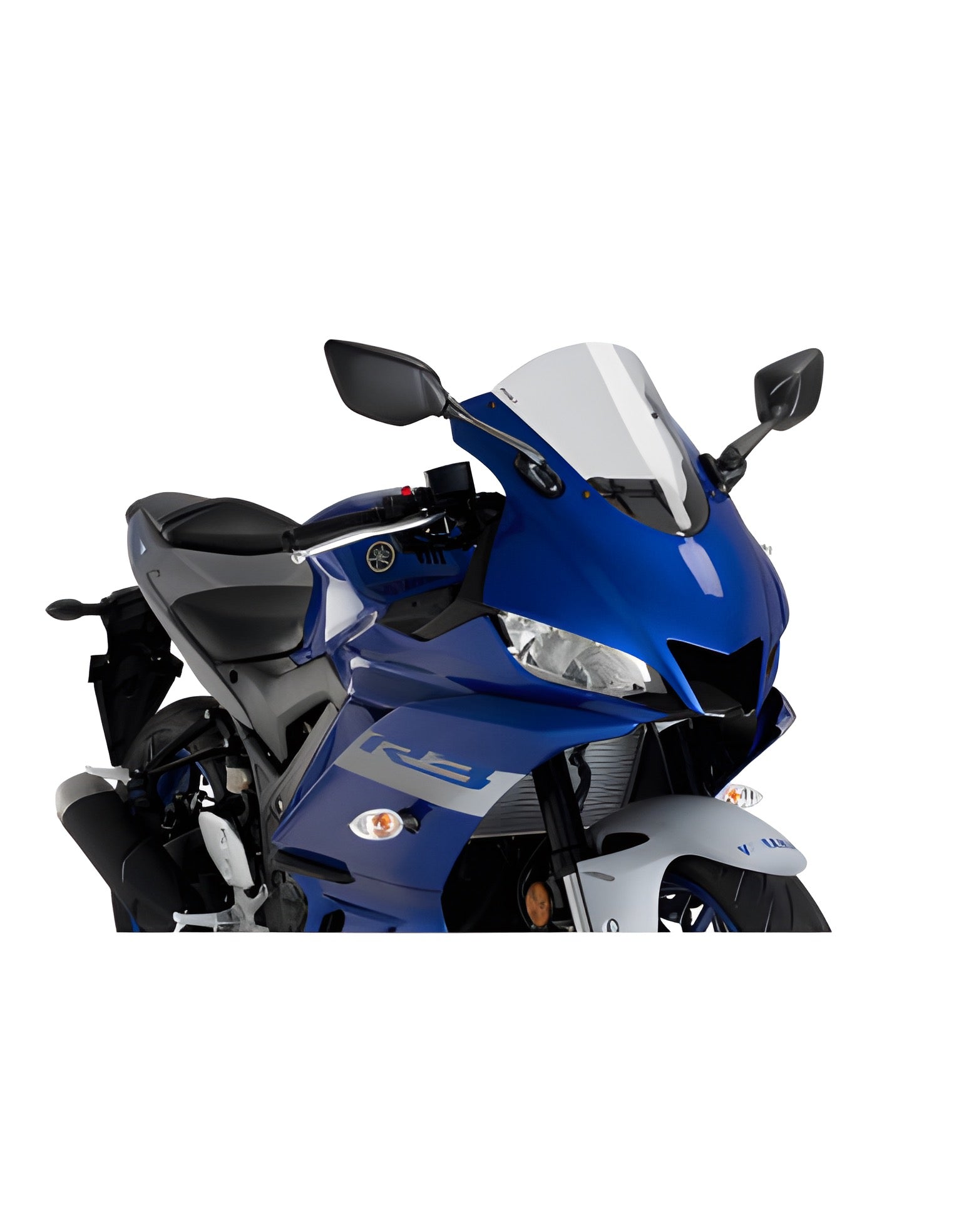 CUPOLINO R-RACER PUIG COMPATIBILE PER YAMAHA YZF-R3 300 2025 TRASPARENTE 3737W