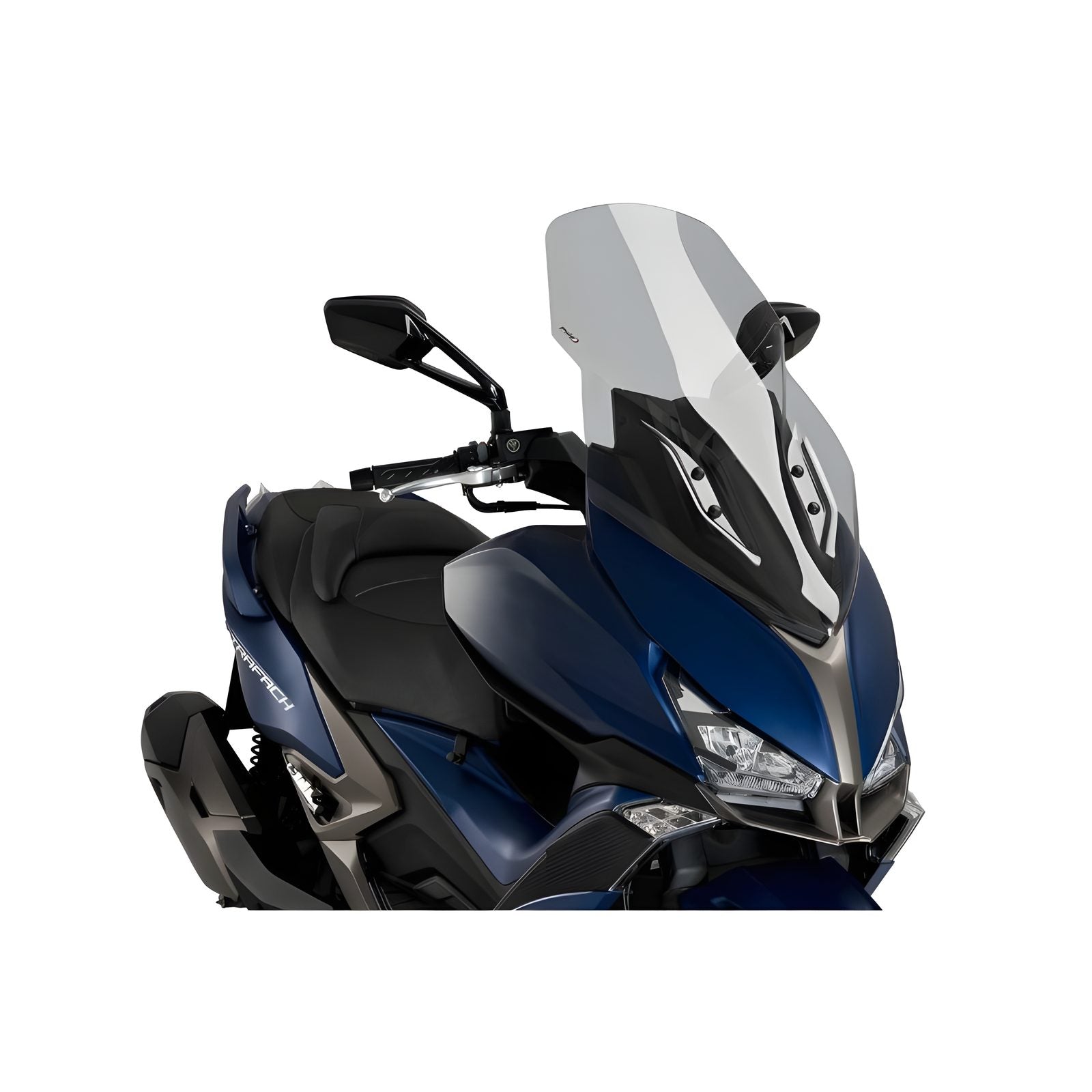 CUPOLINO V-TECH LINE TOURING PUIG COMPATIBILE PER KYMCO XCITING 400 S 2019 > 2021 FUME CHIARO 3757H