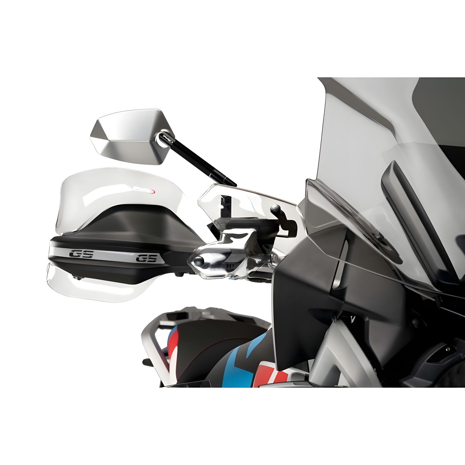 ESTENSIONI PARAMANI PUIG COMPATIBILE PER BMW R 1200 GS/ADVENTURE/EXCLUSIVE/RALLYE 2017 > 2018 TRASPARENTE COPPIA RICONDIZIONATO 3763W