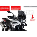 CUPOLINO TOURING PUIG COMPATIBILE PER BMW F 800 GS 2024 > 2025 FUME SCURO 3768F