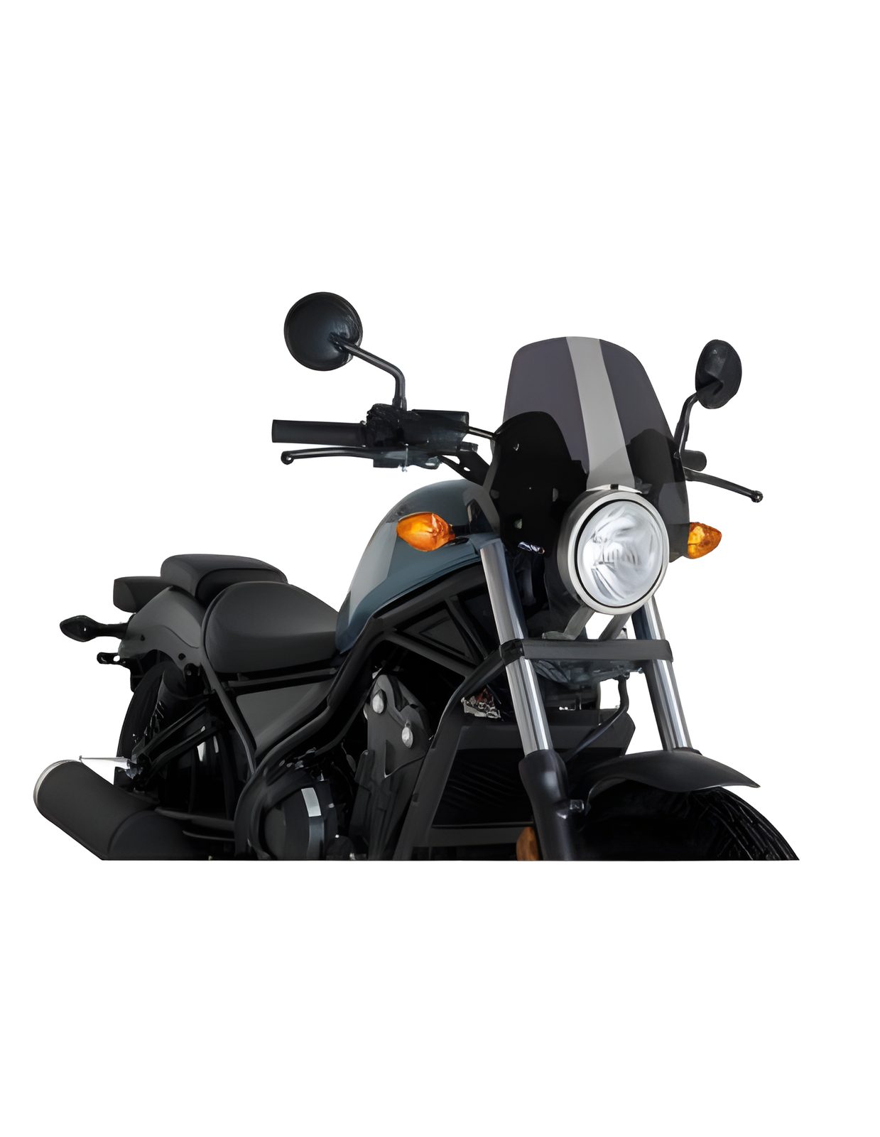 CUPOLINO NAKED N.G. SPORT PUIG COMPATIBILE PER HONDA REBEL CMX500 SE 2025 FUME SCURO 3829F