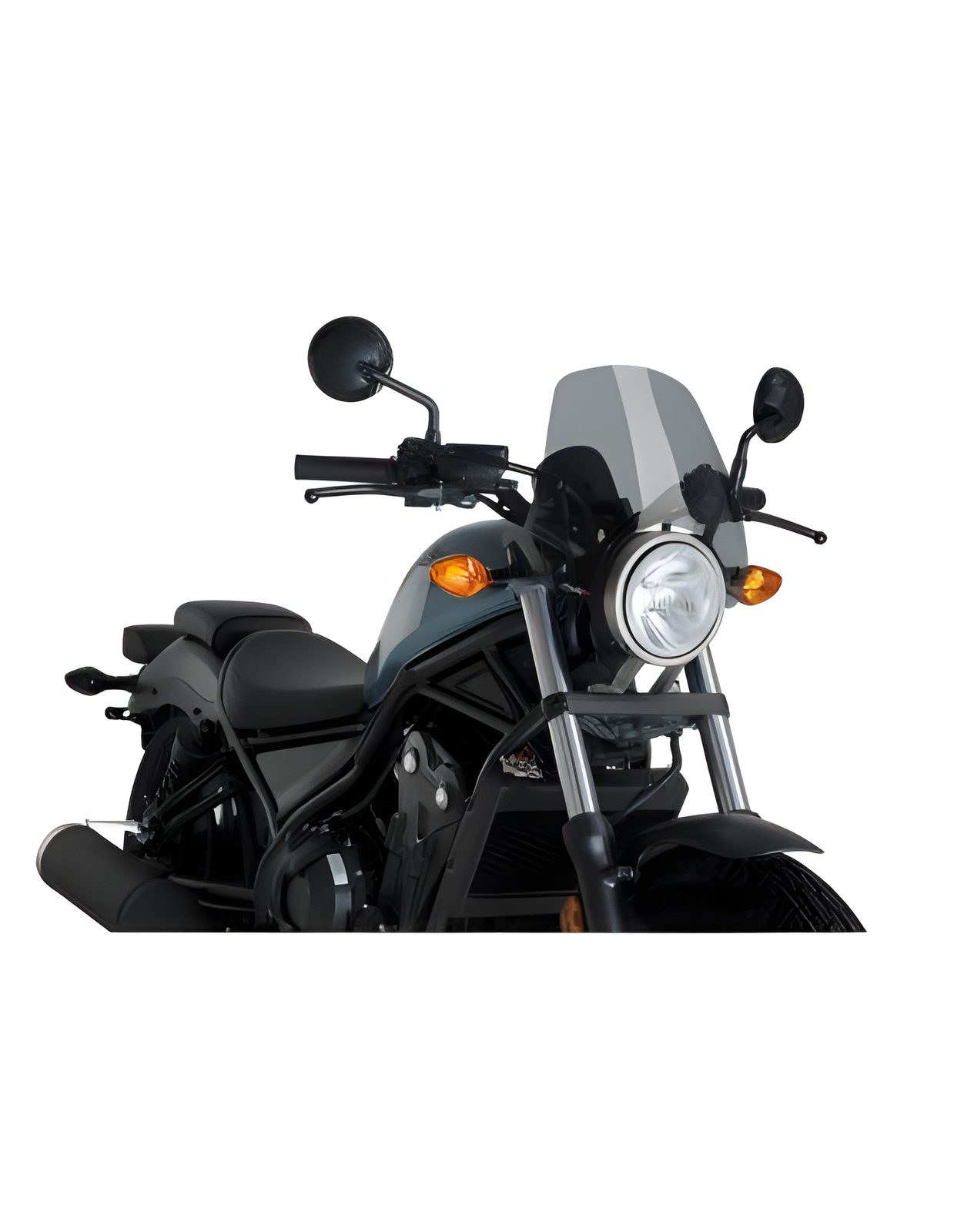 CUPOLINO NAKED N.G. SPORT PUIG COMPATIBILE PER HONDA REBEL CMX500 SE 2025 FUME CHIARO 3829H