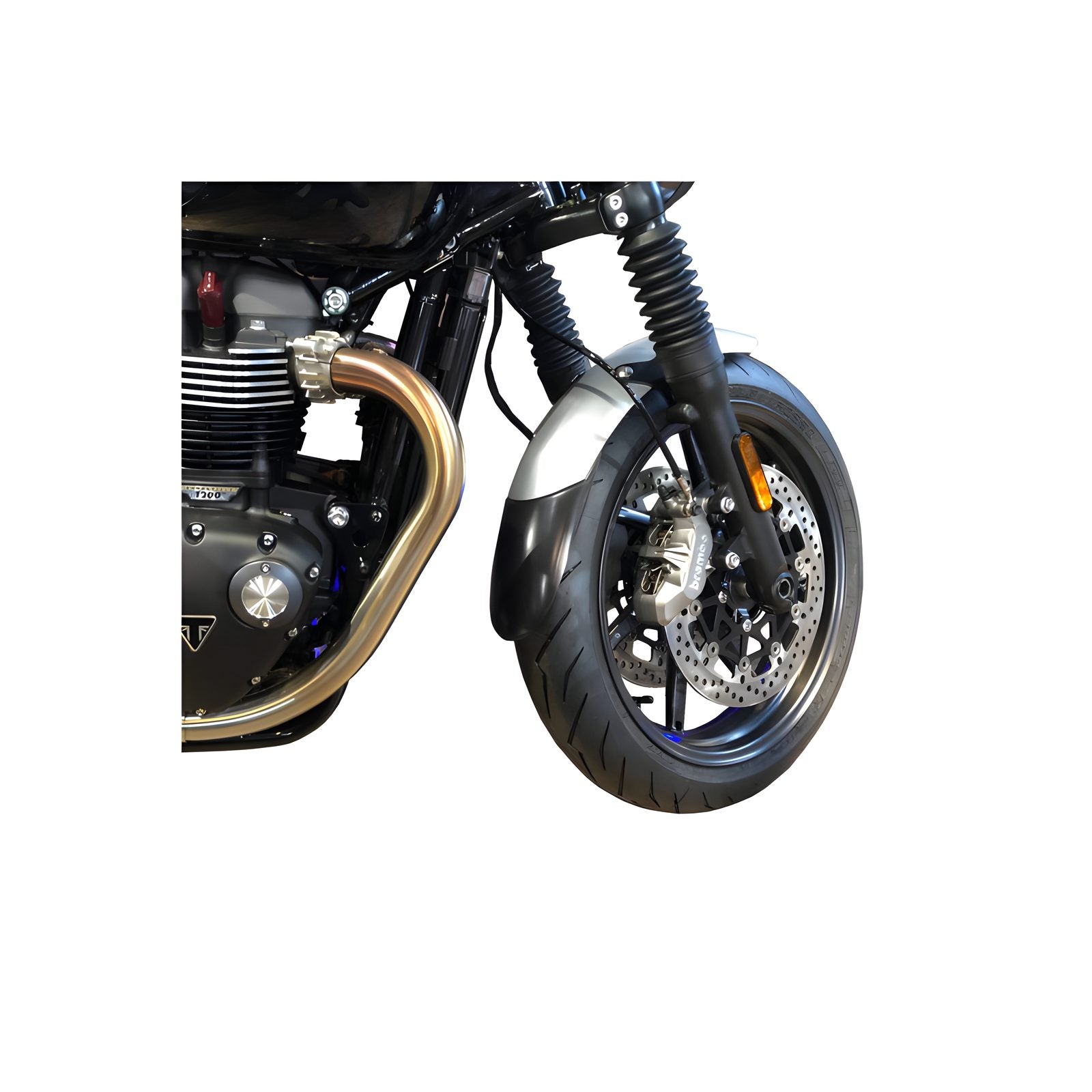 ESTENSIONE PARAFANGO ANTERIORE PUIG COMPATIBILE PER TRIUMPH SPEED TWIN 1200 RS 2025 NERO 3862N