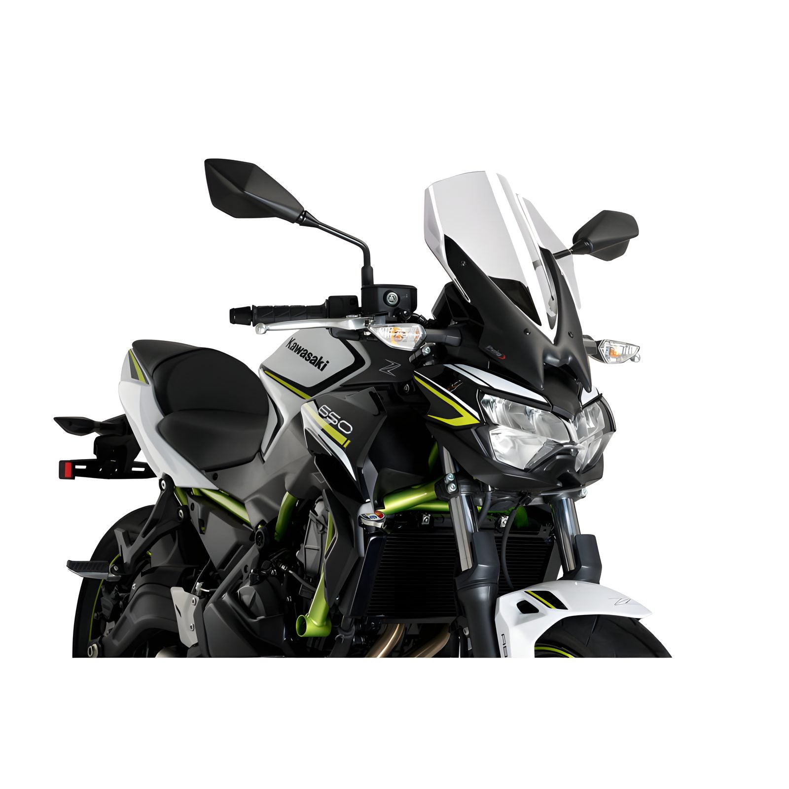 CUPOLINO NAKED N.G. TOURING PUIG COMPATIBILE PER KAWASAKI Z 650 2025 TRASPARENTE 3865W