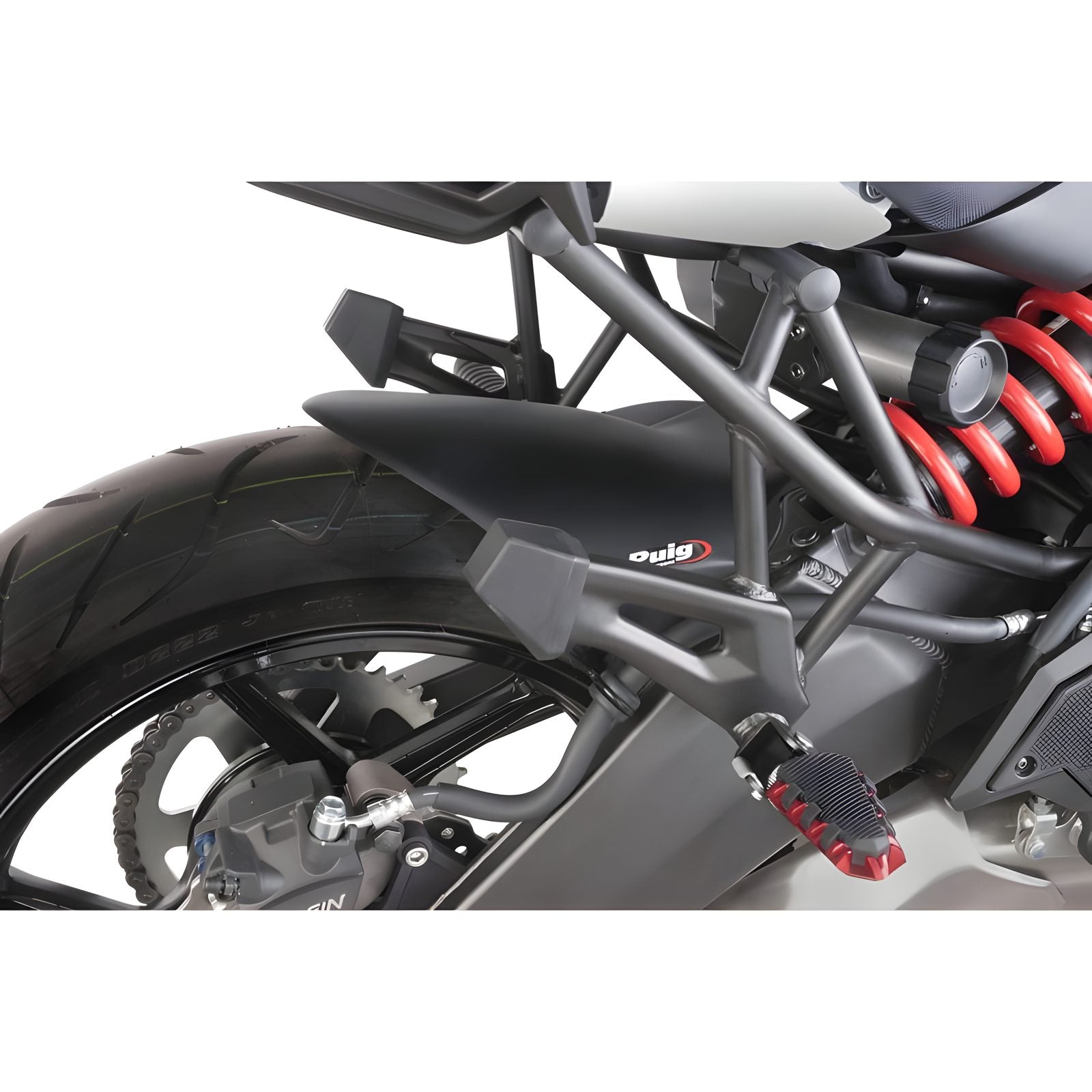 PARAFANGO POSTERIORE PUIG COMPATIBILE PER KAWASAKI VERSYS 650 2015 > 2021 NERO OPACO 4407J