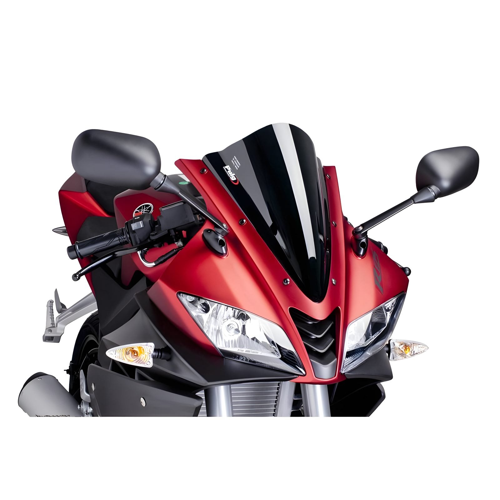 CUPOLINO RACING PUIG COMPATIBILE PER YAMAHA YZF-R125 2008 > 2018 NERO 4637N