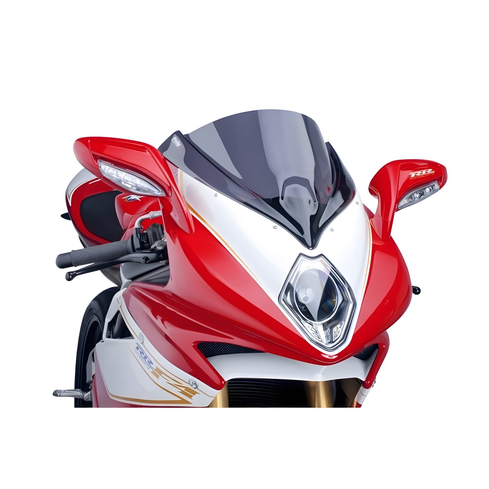 CUPOLINO Z-RACING PUIG COMPATIBILE PER MV AGUSTA F4 1000 RR 2013 > 2020 FUME SCURO 5256F