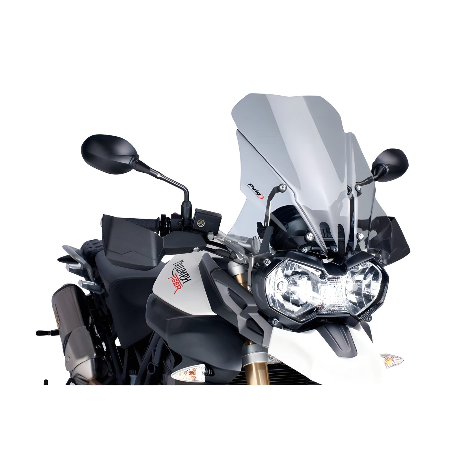 CUPOLINO TOURING PUIG COMPATIBILE PER TRIUMPH TIGER 800/XC 2011 > 2014 FUME CHIARO 5652H