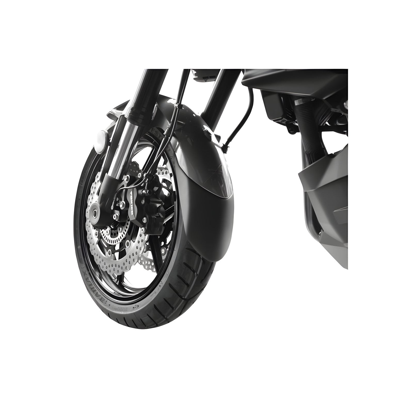 ESTENSIONE PARAFANGO ANTERIORE PUIG COMPATIBILE PER KAWASAKI VERSYS 1100 2025 NERO 5779N
