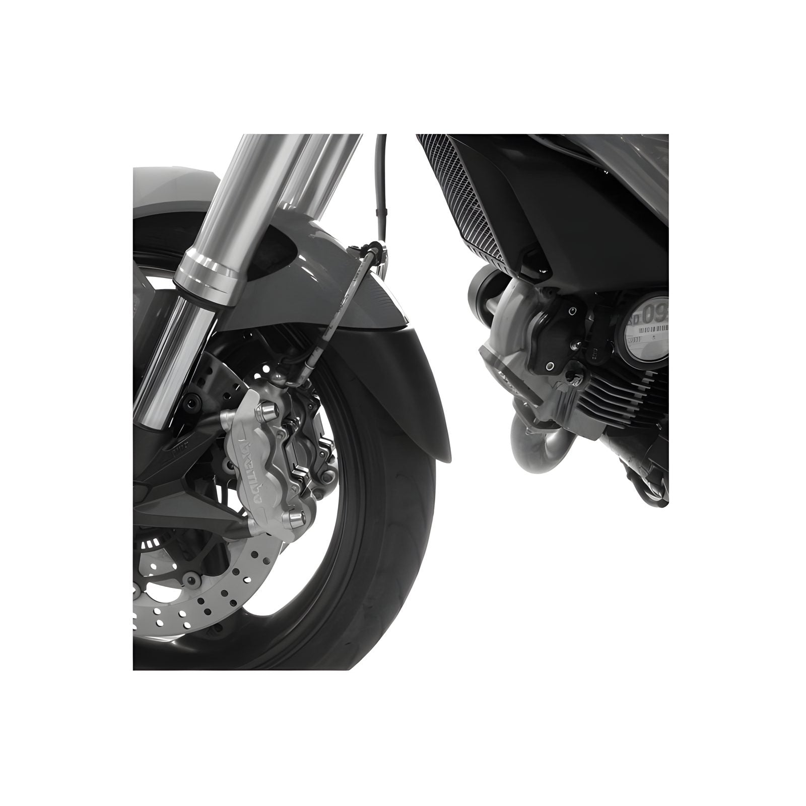 ESTENSIONE PARAFANGO ANTERIORE PUIG COMPATIBILE PER HONDA CBF 1000 2006 > 2011 NERO OPACO 5800N