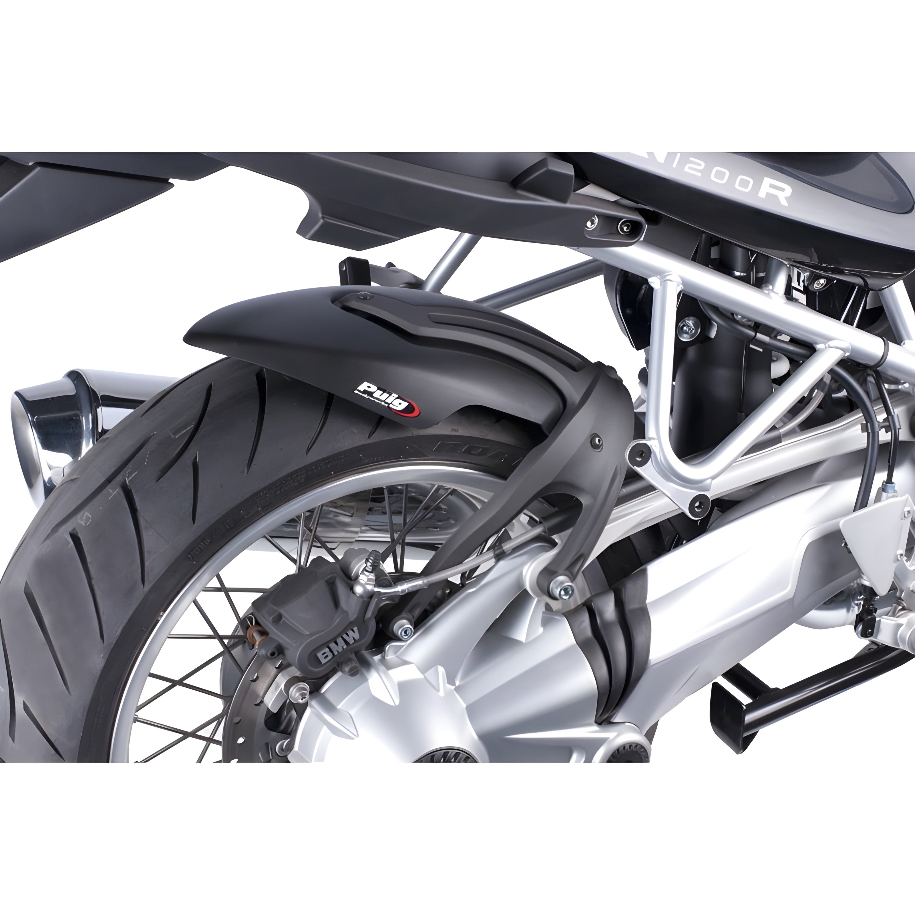 PARAFANGO POSTERIORE PUIG COMPATIBILE PER BMW R 1200 S 2006 > 2008 NERO OPACO 5861J