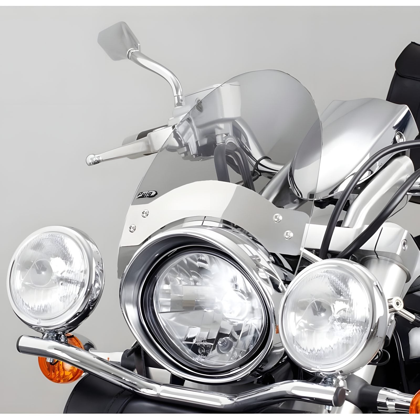 CUPOLINO CUSTOM ROADSTER PUIG COMPATIBILE PER BMW R18 1800 2020 > 2024 FUME CHIARO 5932H