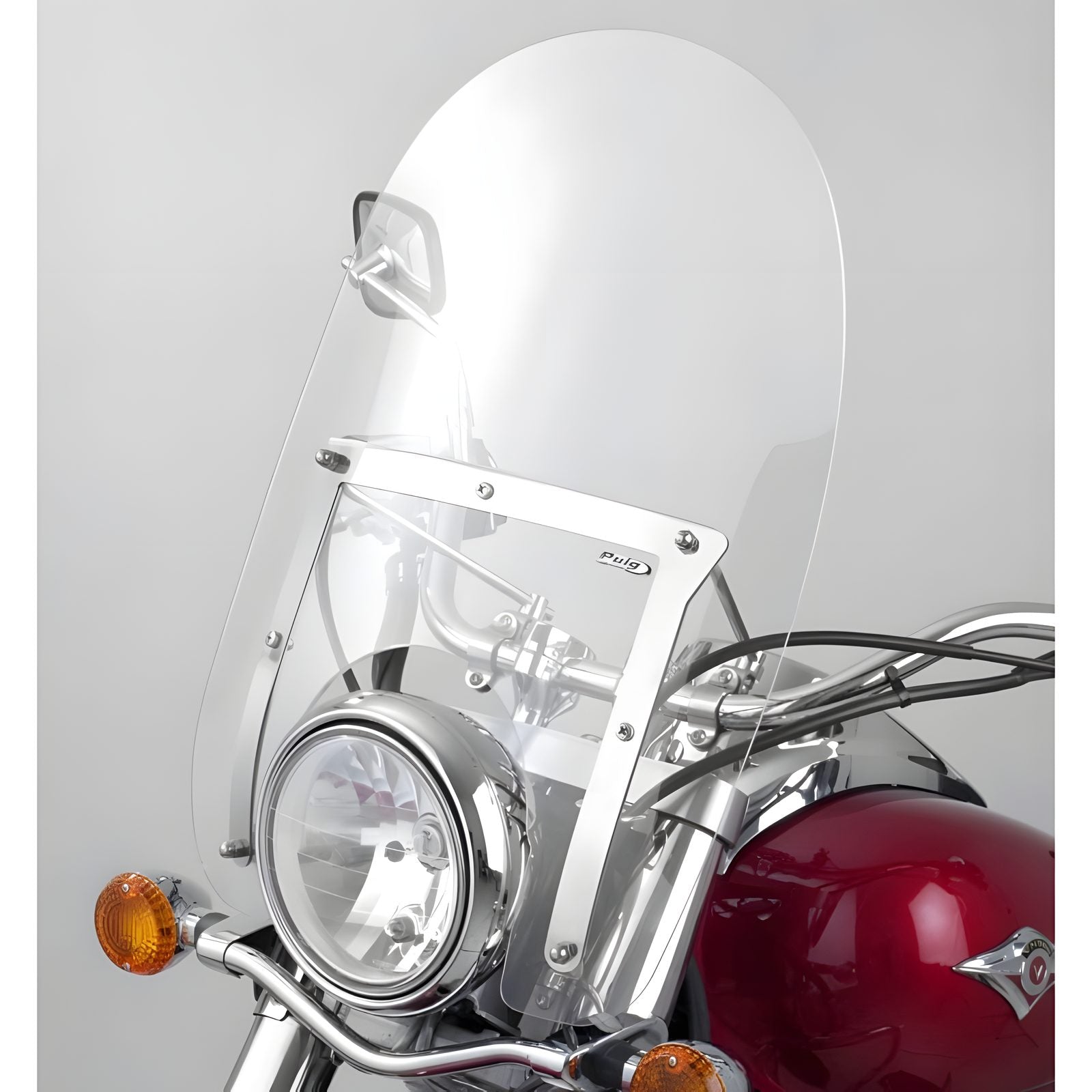 CUPOLINO CUSTOM AMERICA I PUIG COMPATIBILE PER DAELIM DAYSTAR 125 2000 > 2005 TRASPARENTE  RICONDIZIONATO 5936W