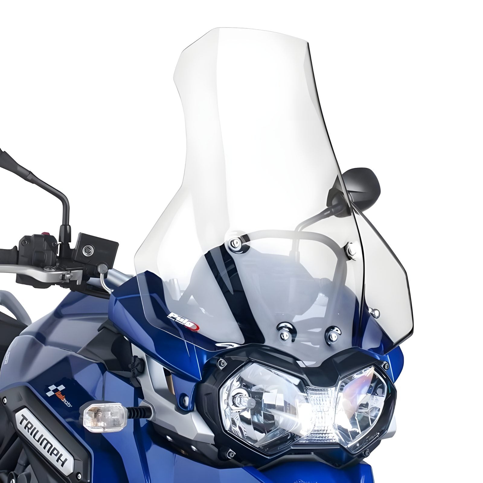 CUPOLINO TOURING PUIG COMPATIBILE PER TRIUMPH TIGER 1200 EXPLORER/XC 2012 > 2015 TRASPARENTE 6000W