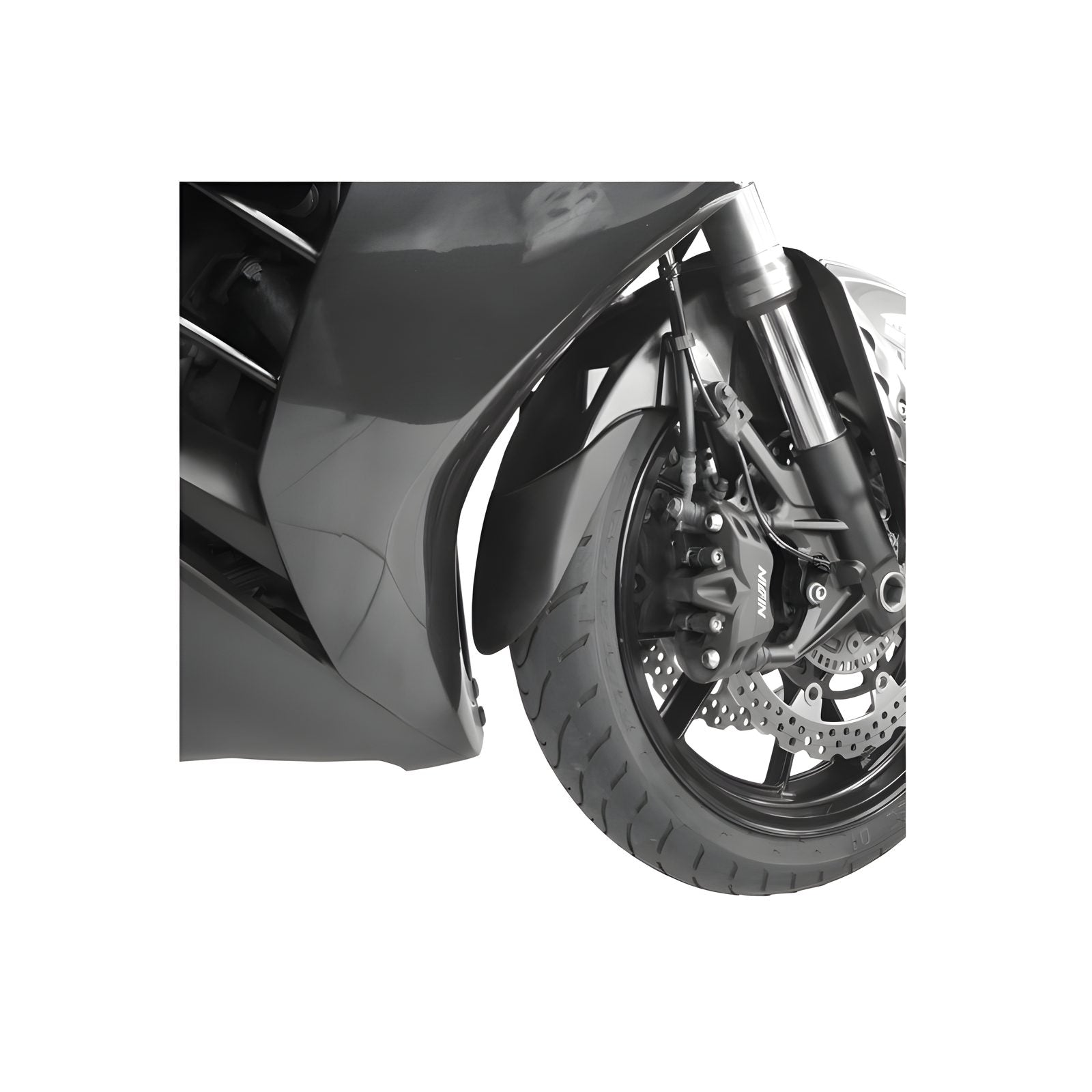 ESTENSIONE PARAFANGO ANTERIORE PUIG COMPATIBILE PER KAWASAKI GTR 1400 2007 > 2014 NERO 6163N