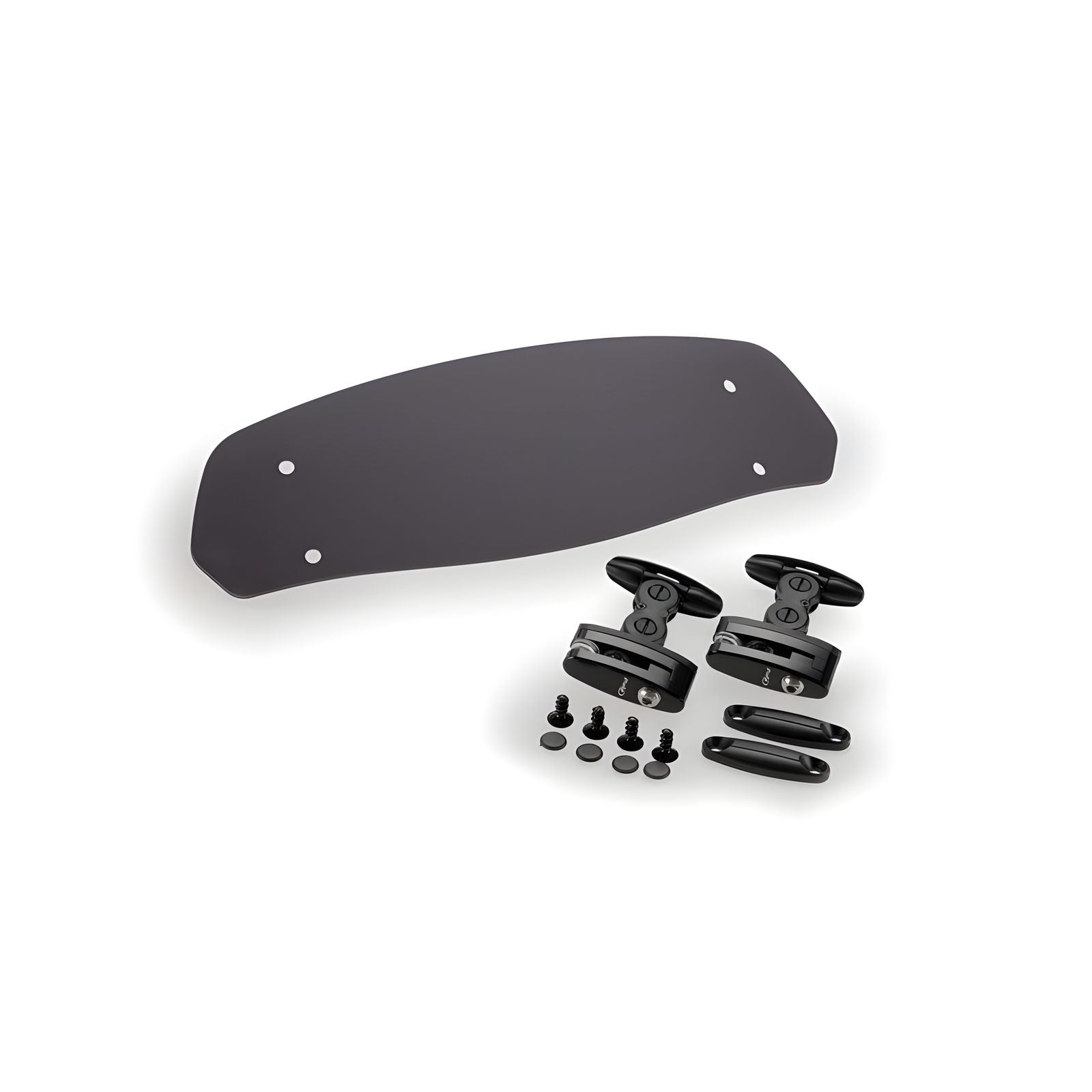 DEFLETTORE FISSAGGIO ATTRAVERSO CLIP-ON PUIG COMPATIBILE PER FUME SCURO 6375F