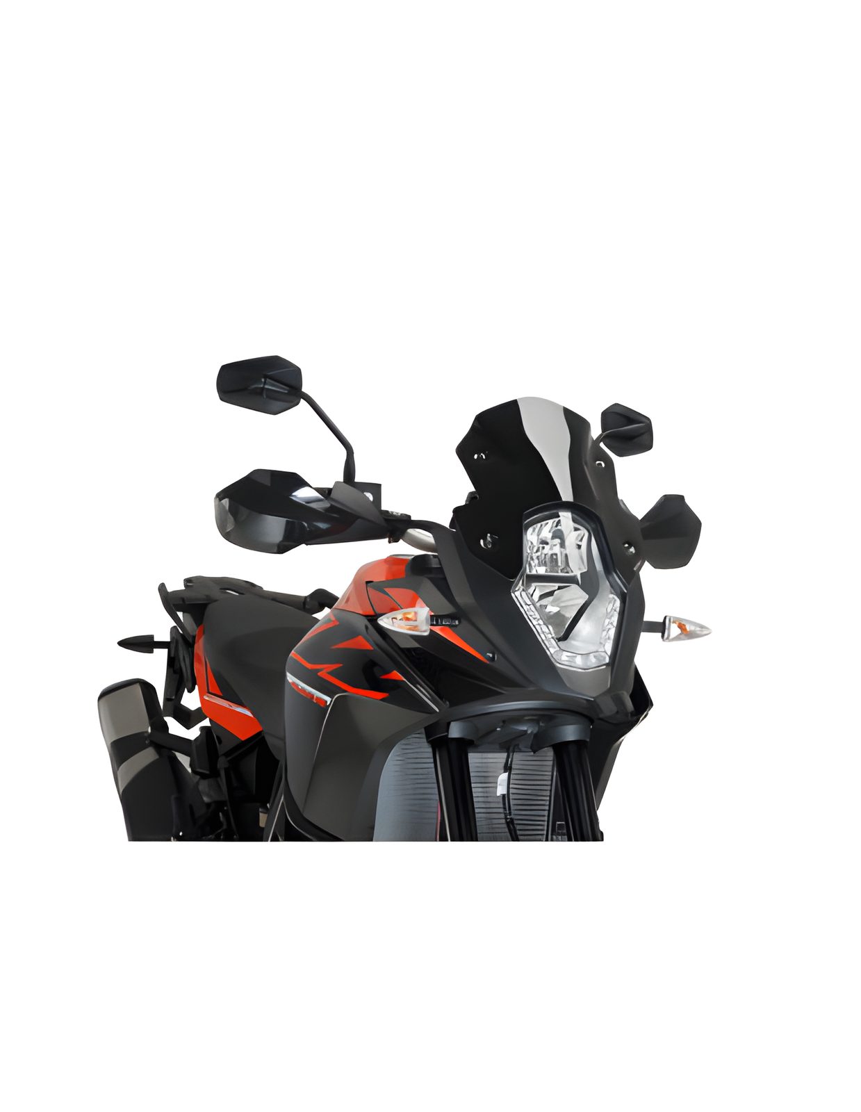 CUPOLINO SPORT PUIG COMPATIBILE PER KTM ADVENTURE 1090 R 2017 > 2018 NERO 6847N