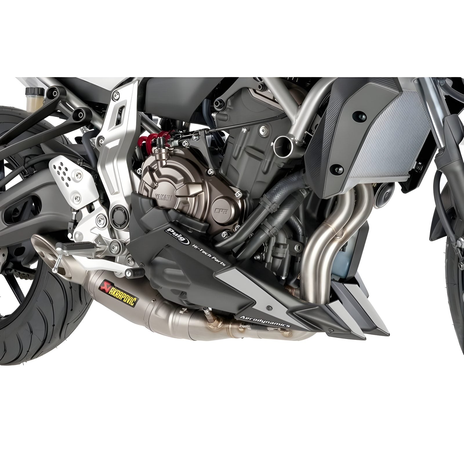 PUNTALE PUIG COMPATIBILE PER YAMAHA TRACER 700 2018 > 2019 NERO OPACO  RICONDIZIONATO 7022J