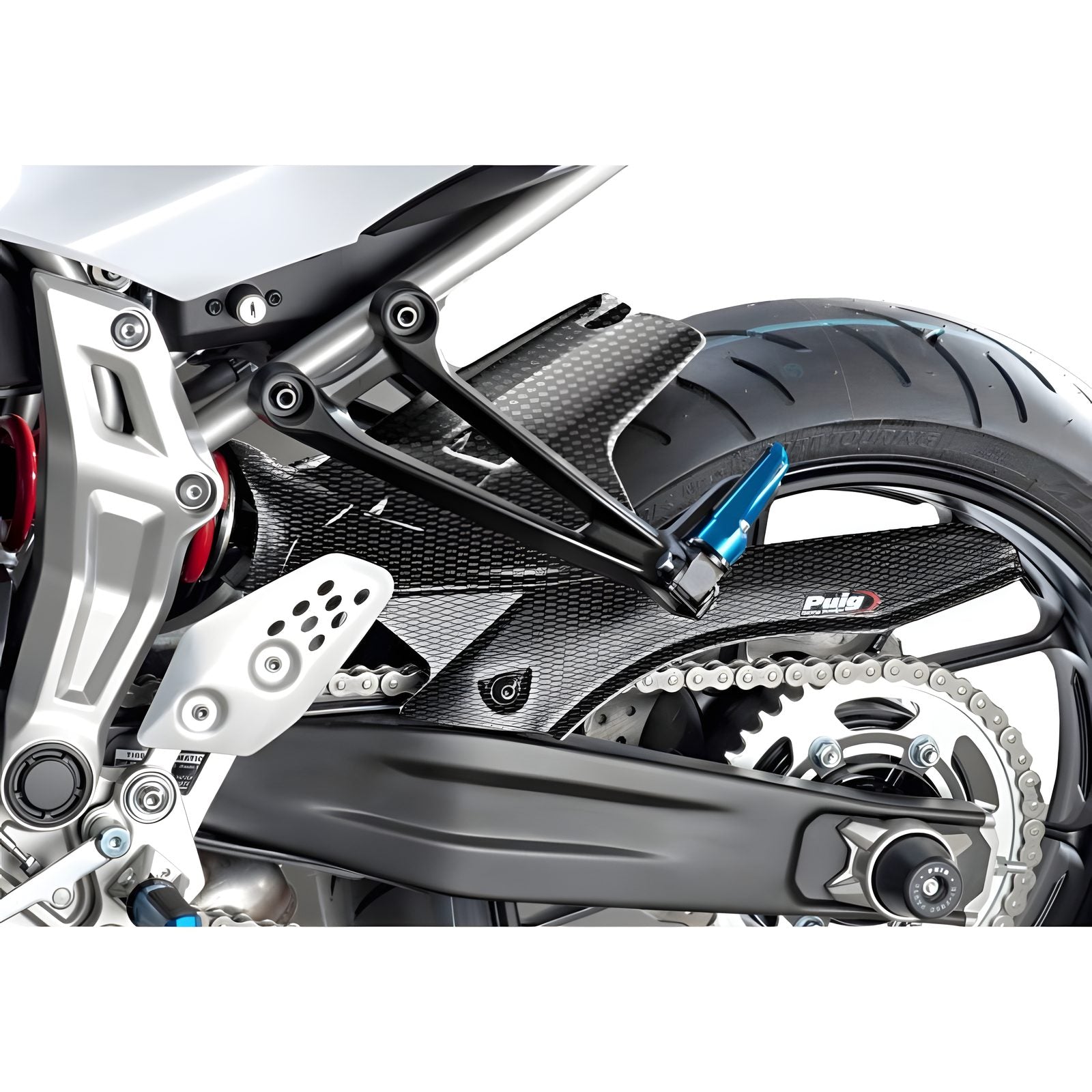 PARAFANGO POSTERIORE PUIG COMPATIBILE PER YAMAHA XSR 700 2021 > 2024 CARBON LOOK 7048C