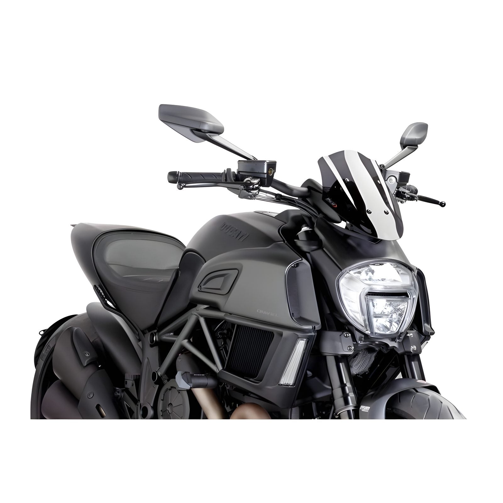 CUPOLINO NAKED N.G. SPORT PUIG COMPATIBILE PER DUCATI DIAVEL 1200 2014 > 2016 FUME SCURO 7592F