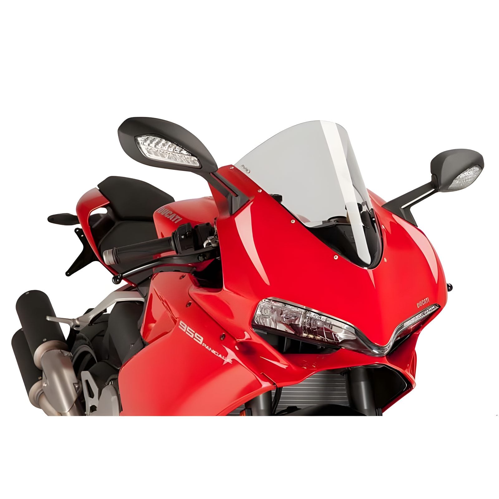 CUPOLINO R-RACER PUIG COMPATIBILE PER DUCATI PANIGALE 959 CORSE 2018 > 2019 TRASPARENTE 7621W