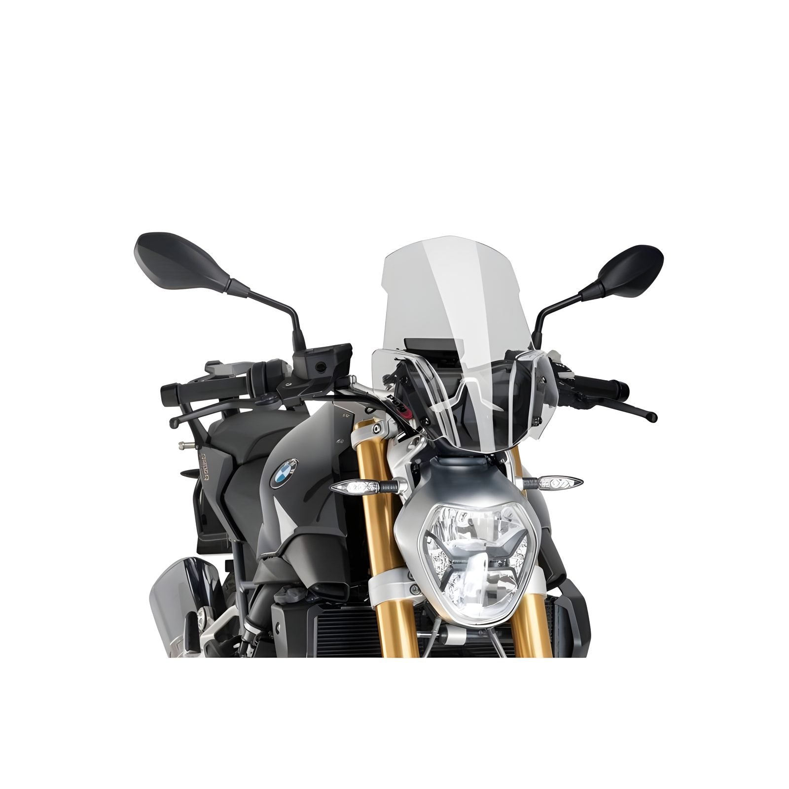 CUPOLINO NAKED N.G. SPORT-SUPP.ORIG. PUIG COMPATIBILE PER BMW R 1200 R 2015 > 2016 TRASPARENTE 7651W