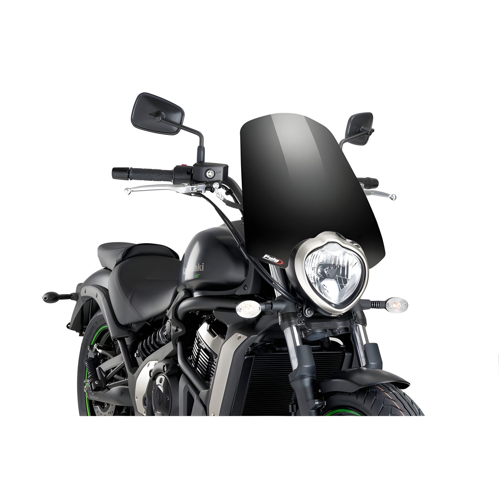 CUPOLINO NAKED N.G. TOURING PUIG COMPATIBILE PER KAWASAKI VULCAN 650 S SPECIAL EDITION 2017 > 2020 NERO 8164N